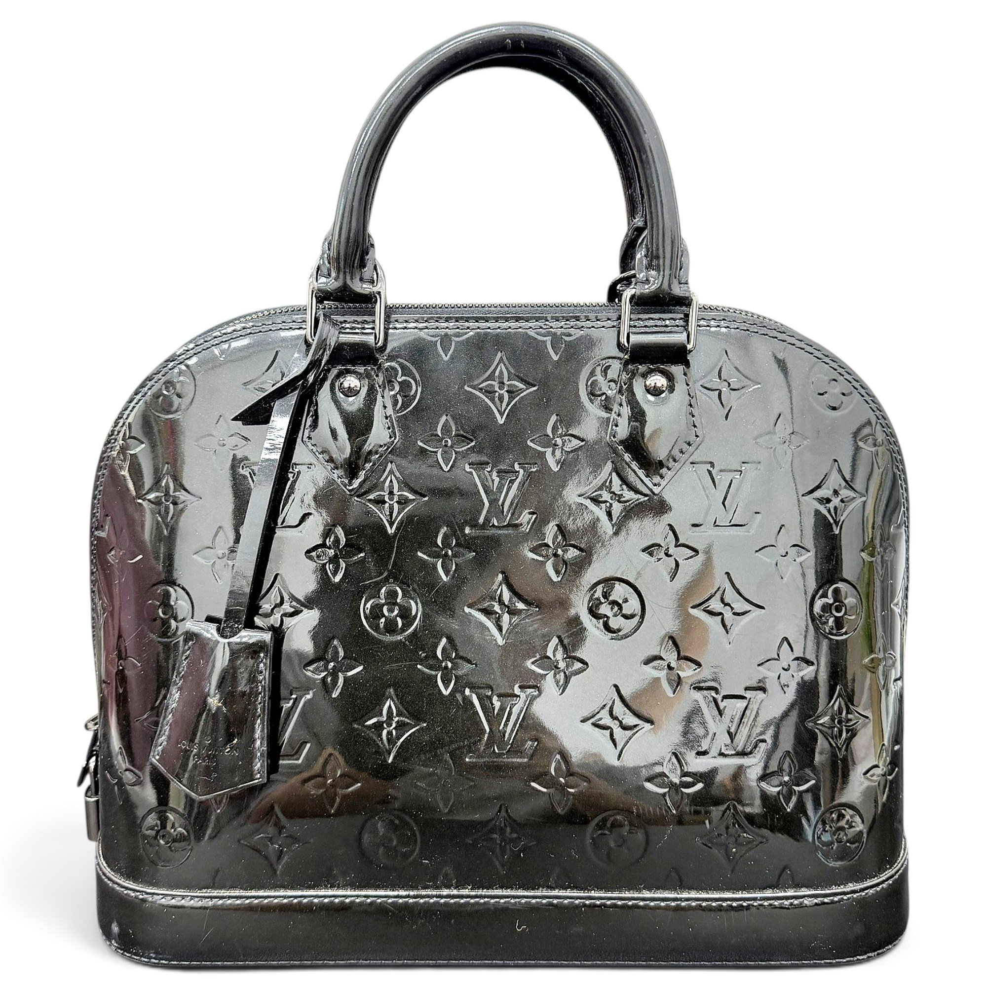 Alma patent leather handbag
