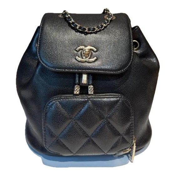 Leather backpack
