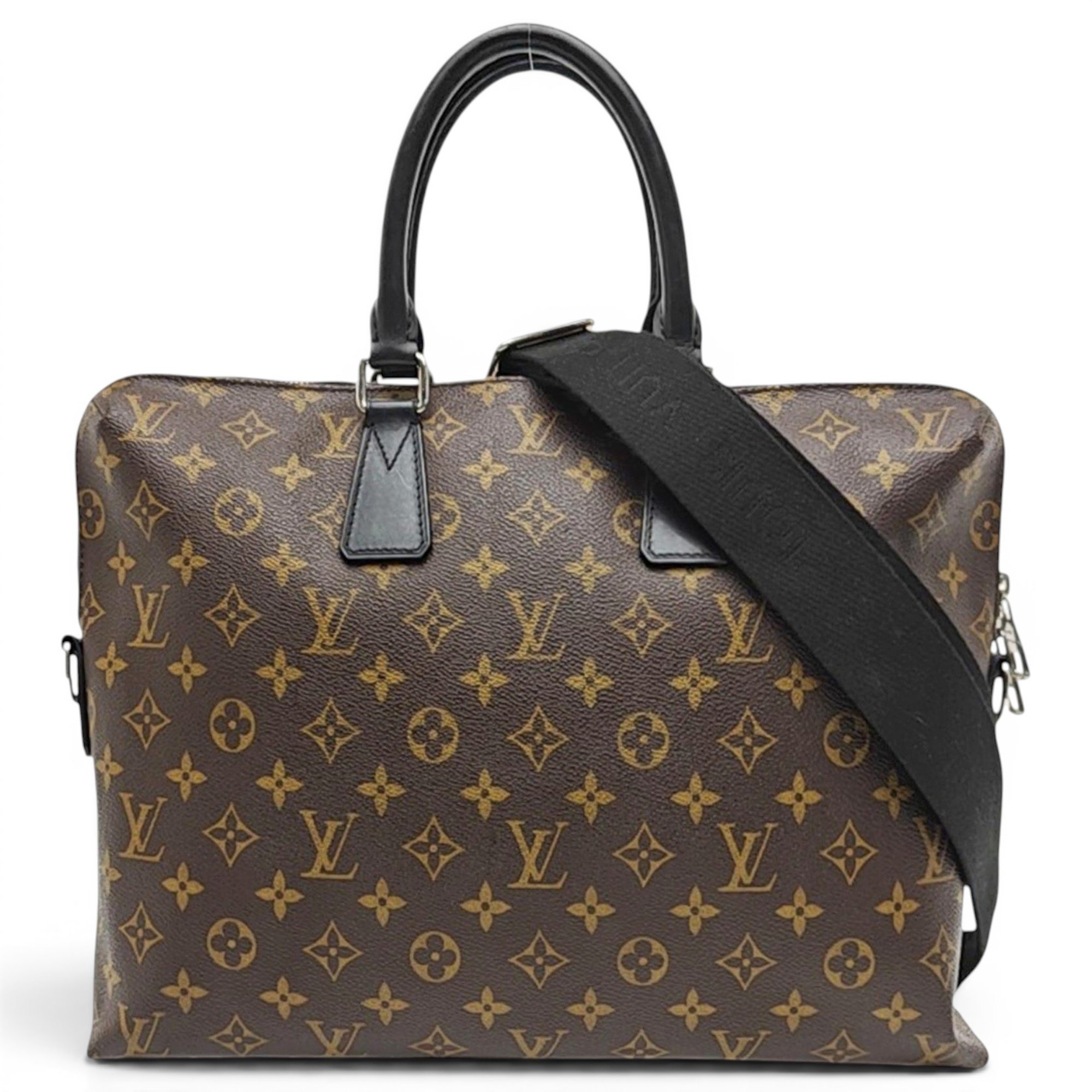 Porte Documents Voyage leather handbag