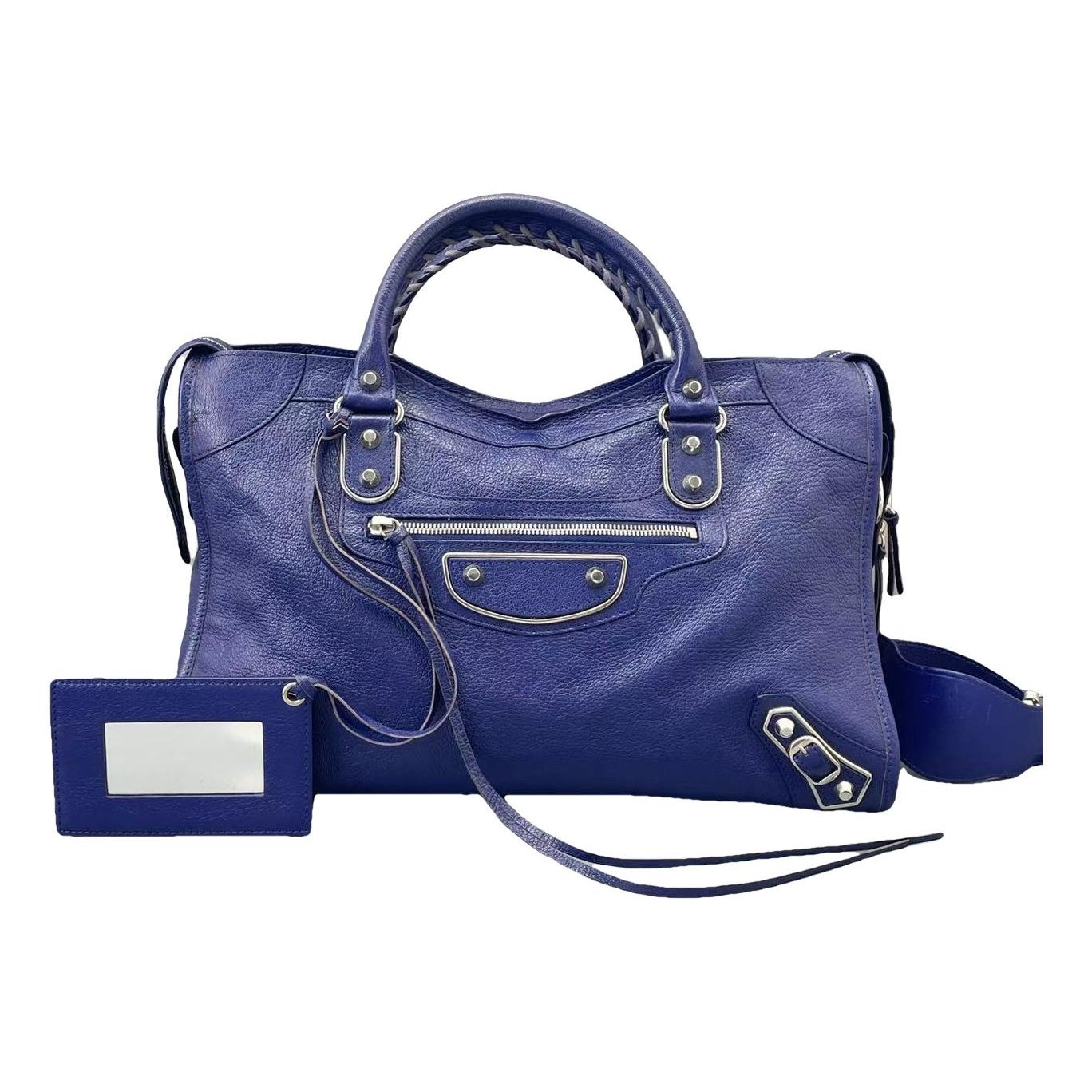 City leather crossbody bag