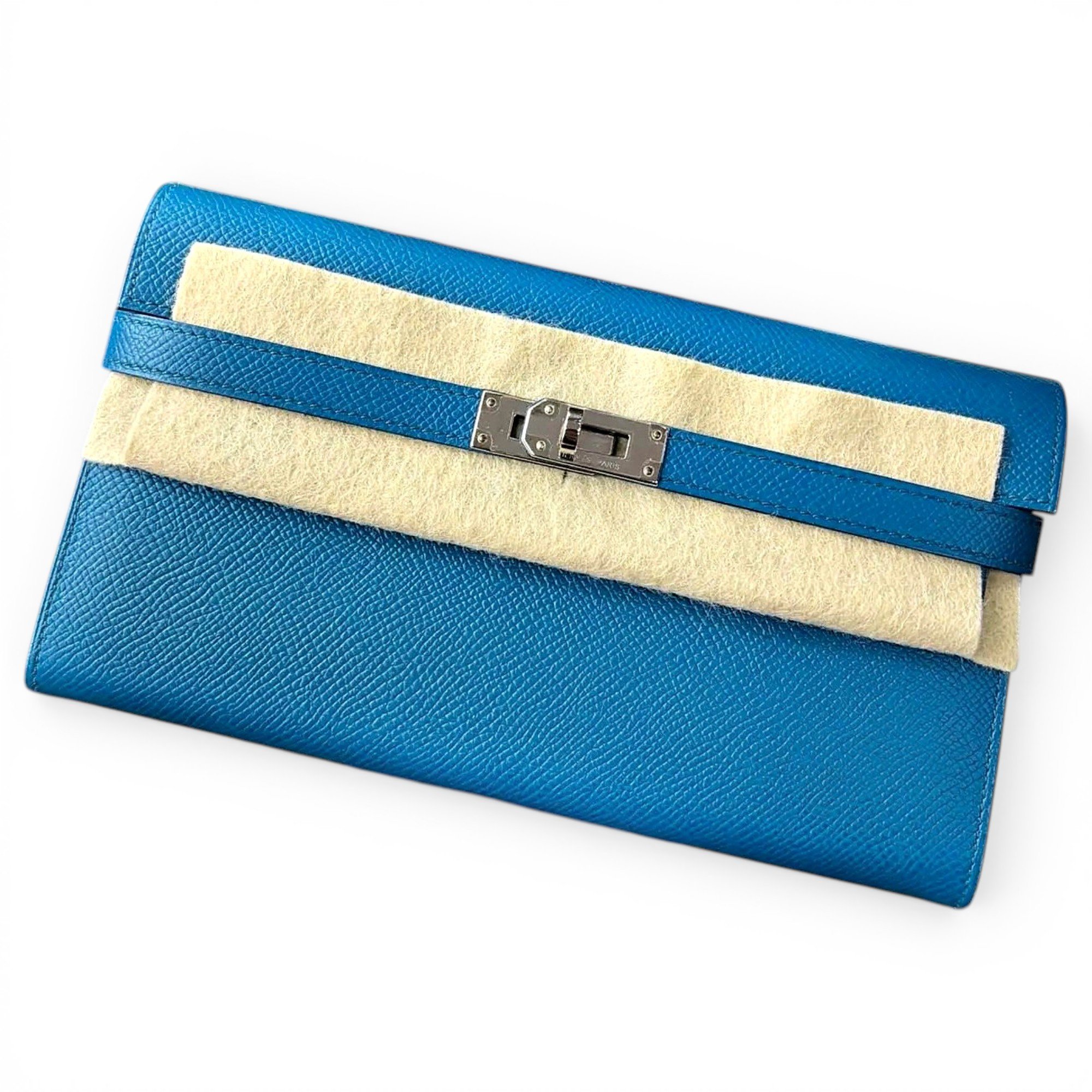 Kelly to go leather clutch bag