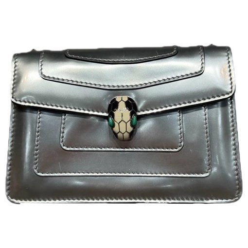 Serpenti leather handbag
