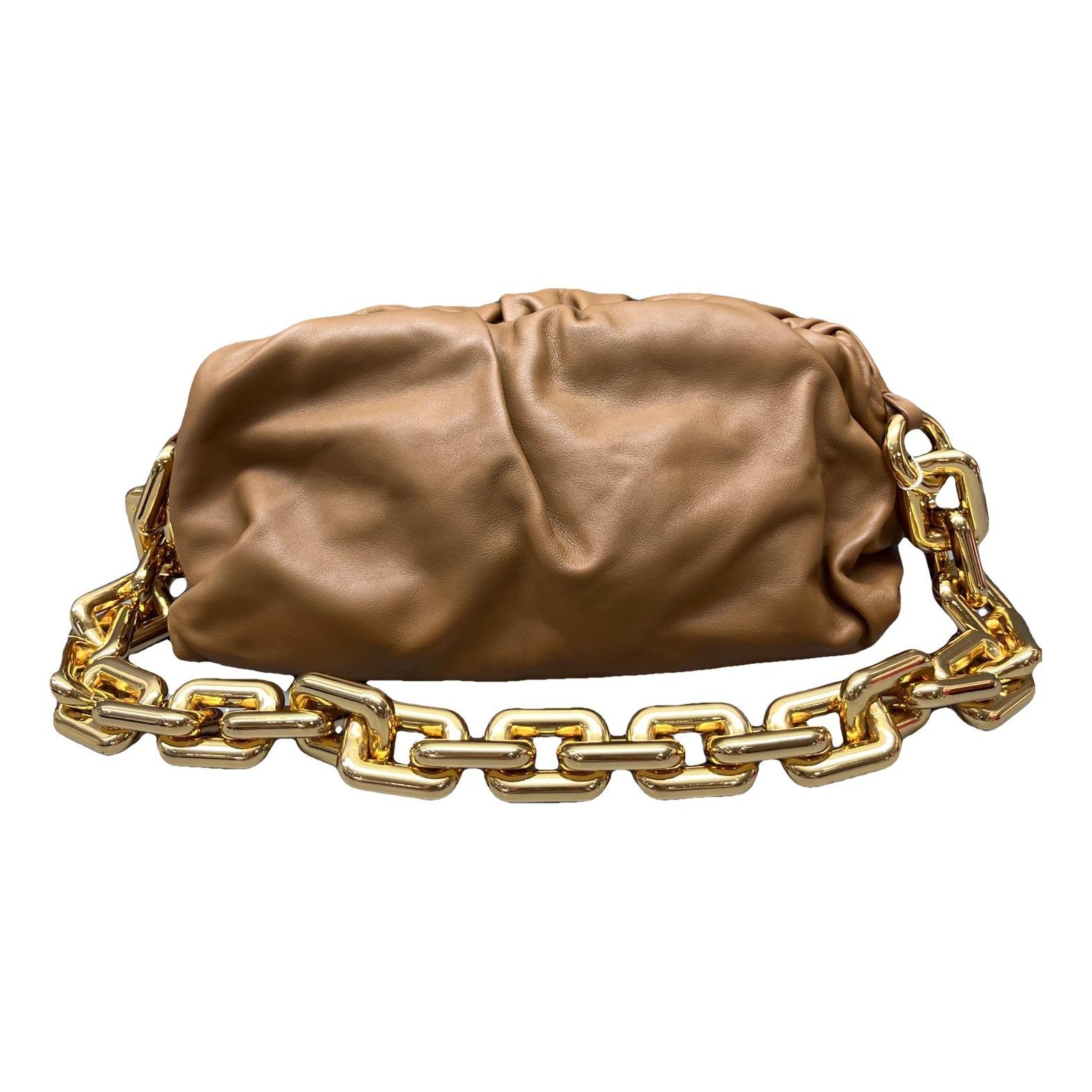 Chain Pouch leather handbag