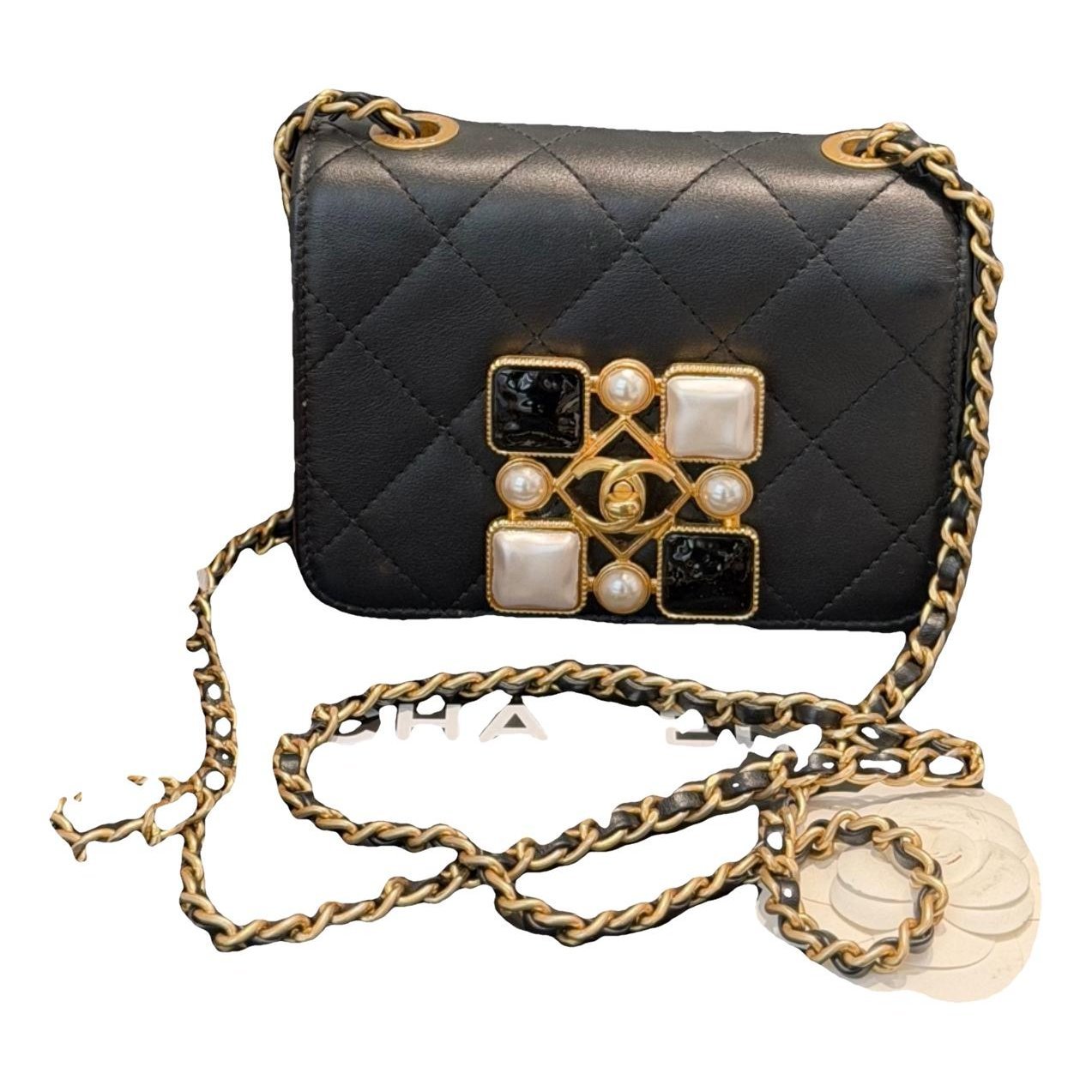 Wallet On Chain Timeless/Classique leather crossbody bag