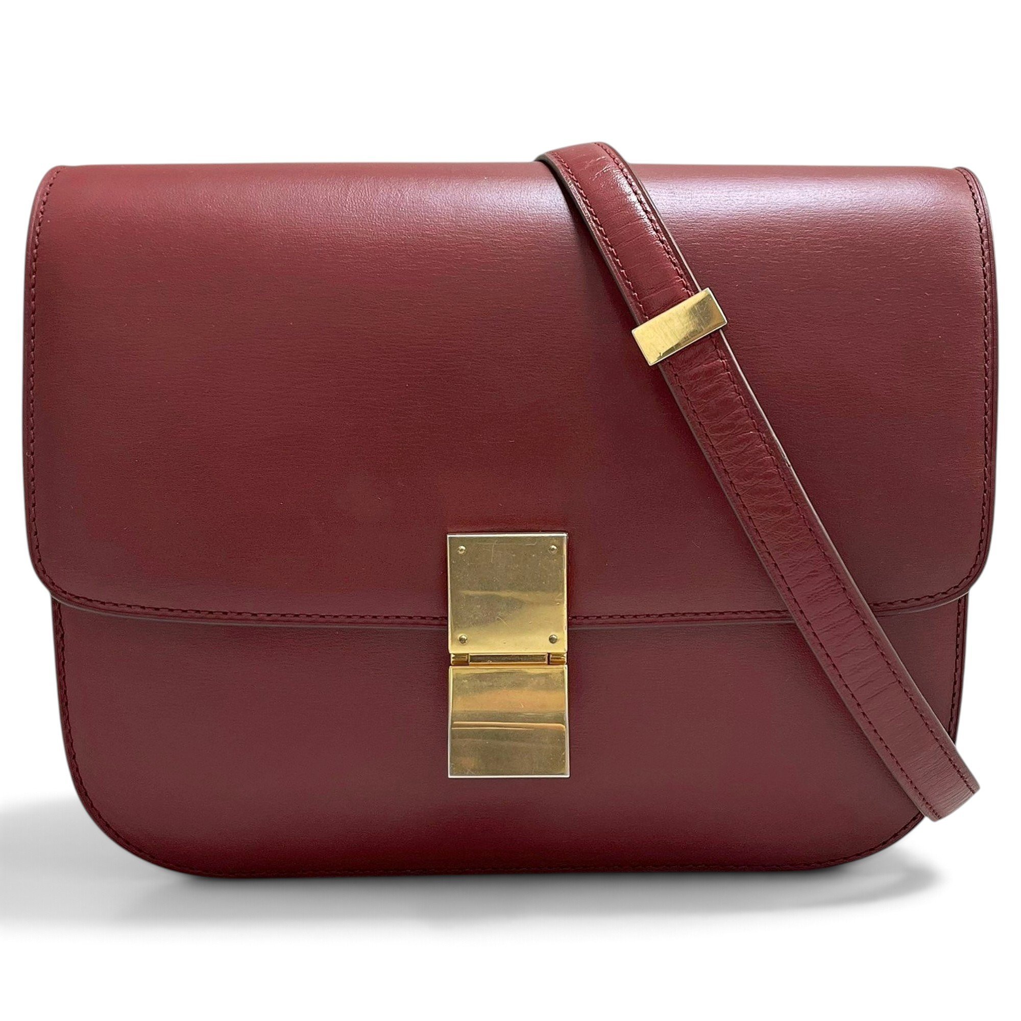 Classic leather handbag