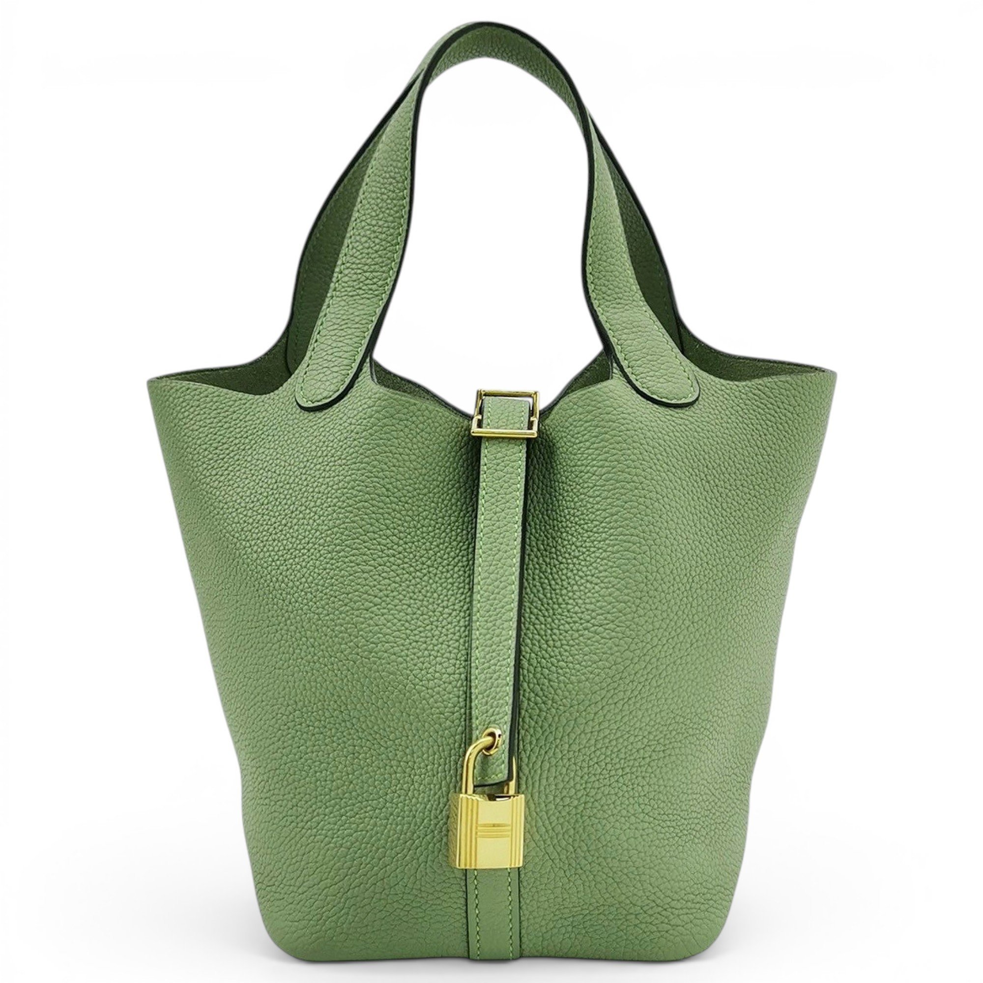 Picotin leather handbag