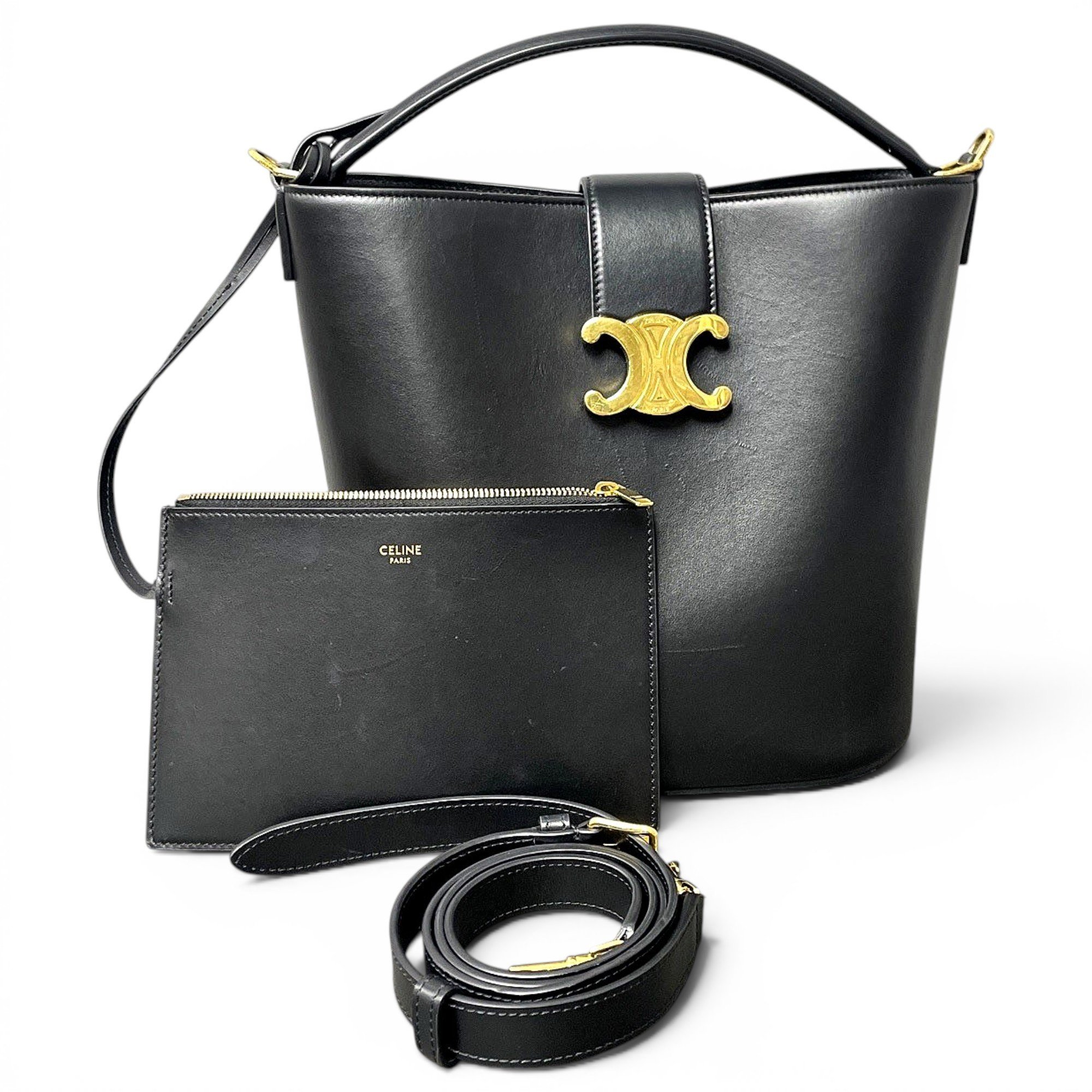 Leather handbag