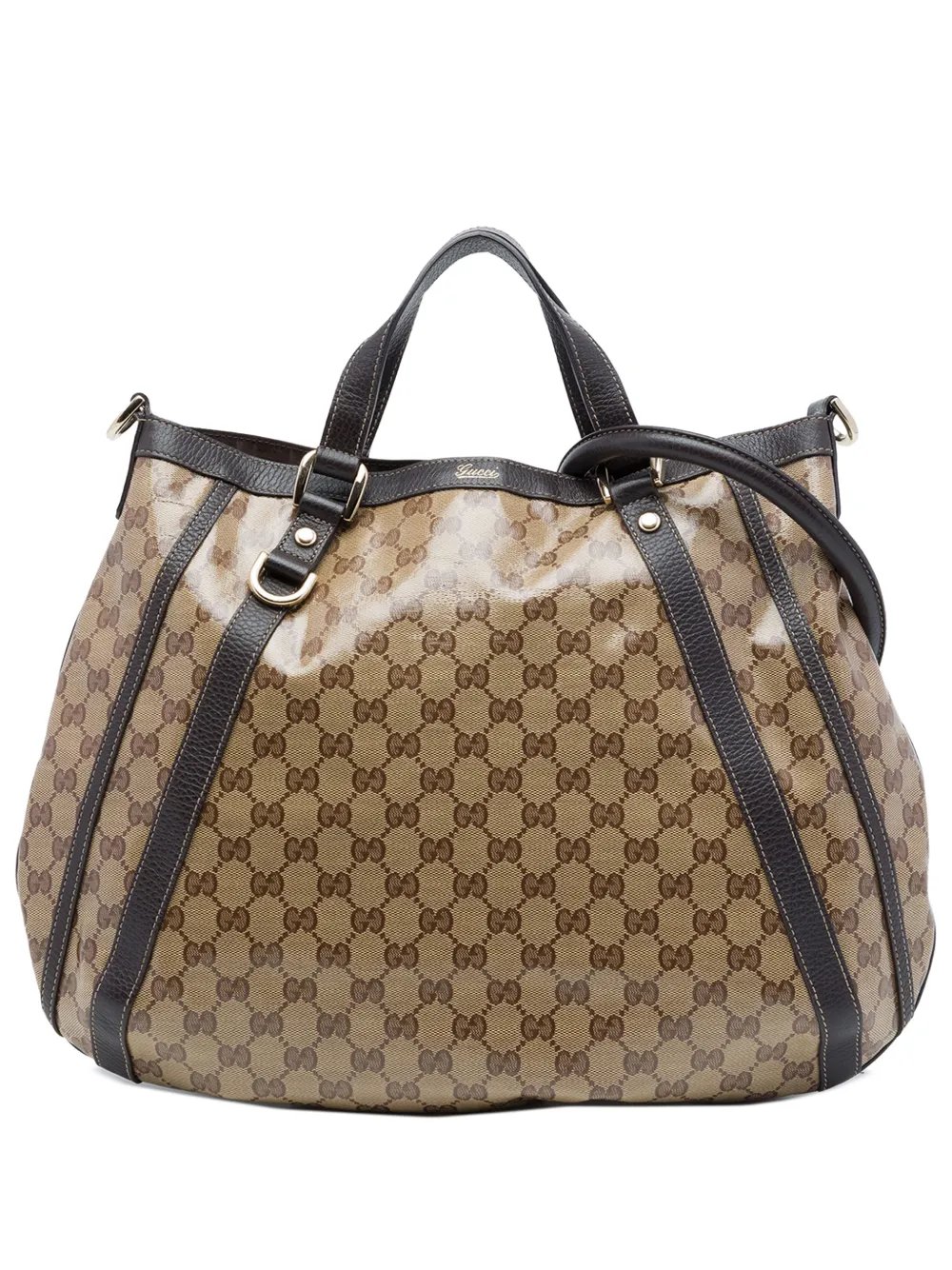 2016-2026 GG Crystal Abbey D Ring Convertible Tote satchel