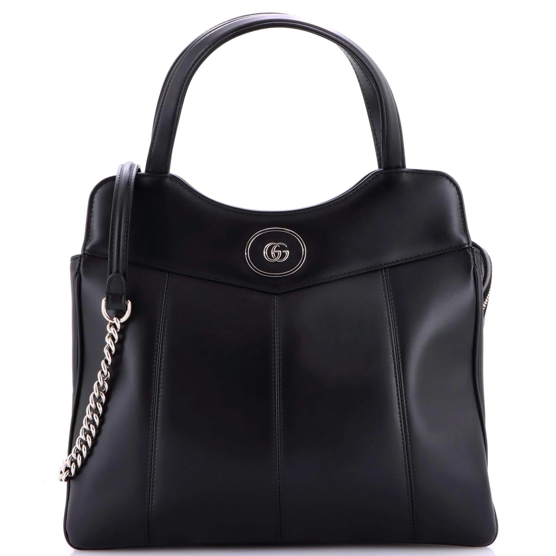 Leather tote