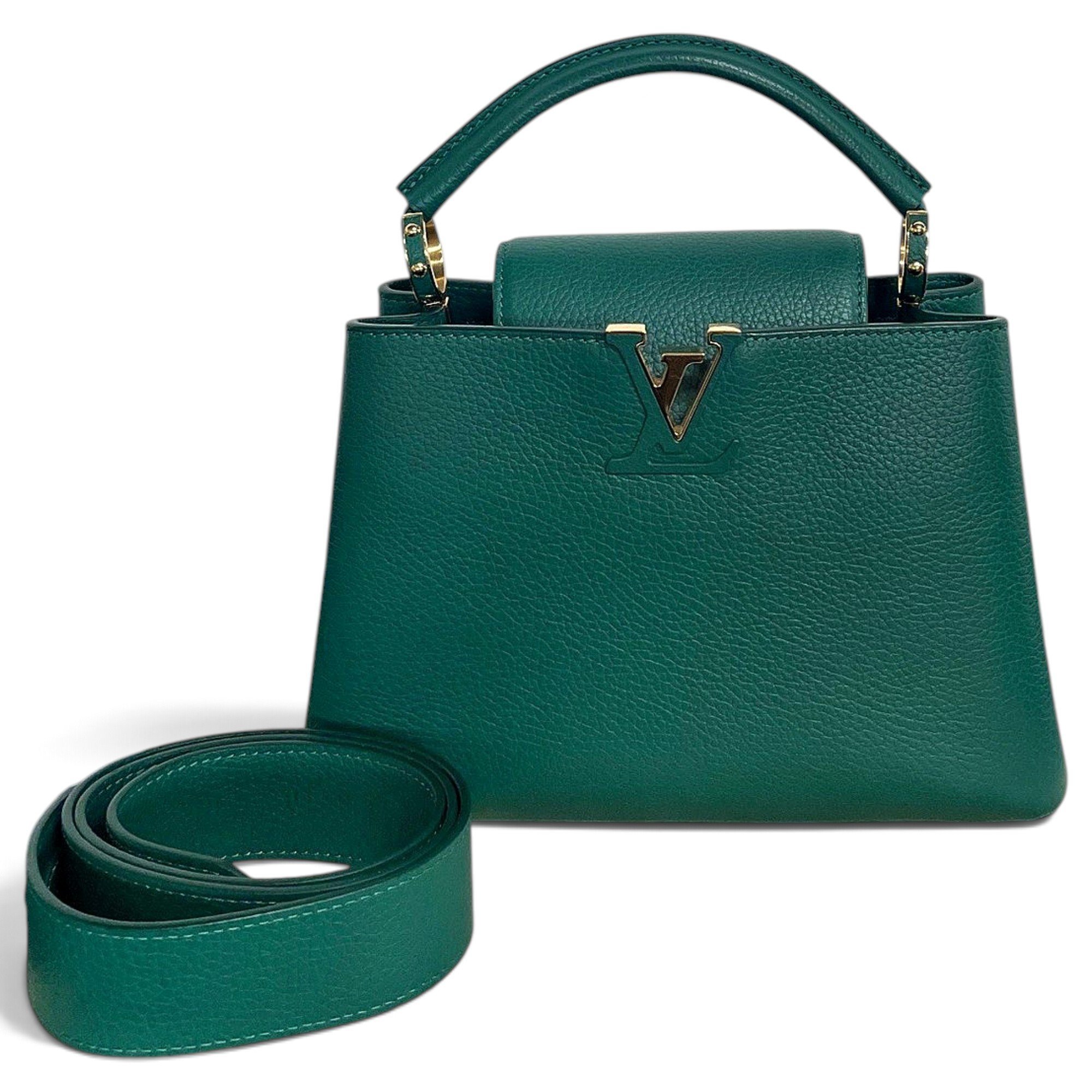 Capucines leather handbag