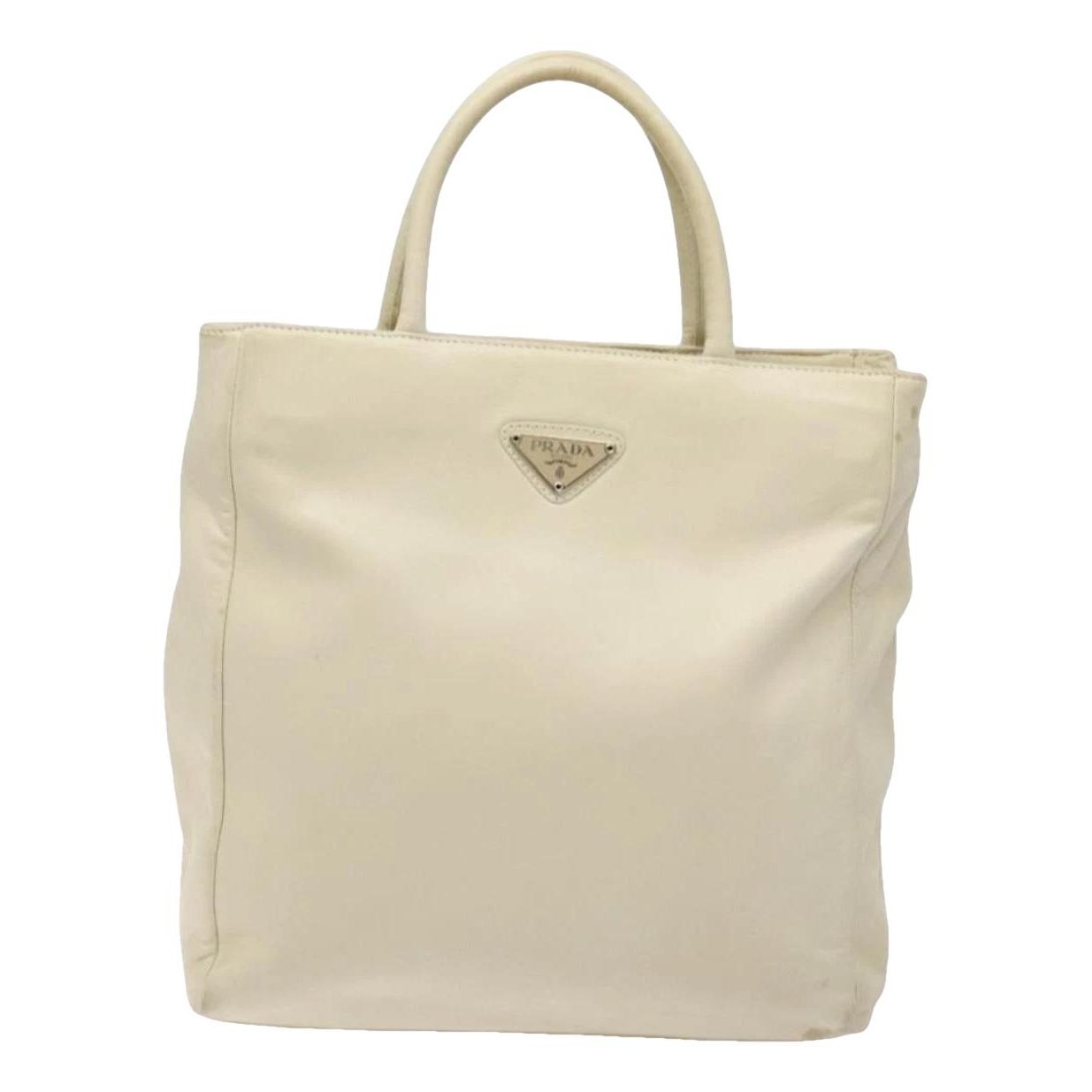 Leather tote