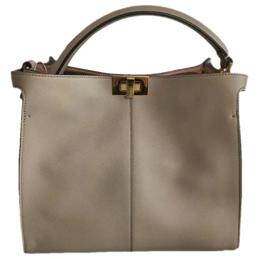 Peekaboo leather handbag