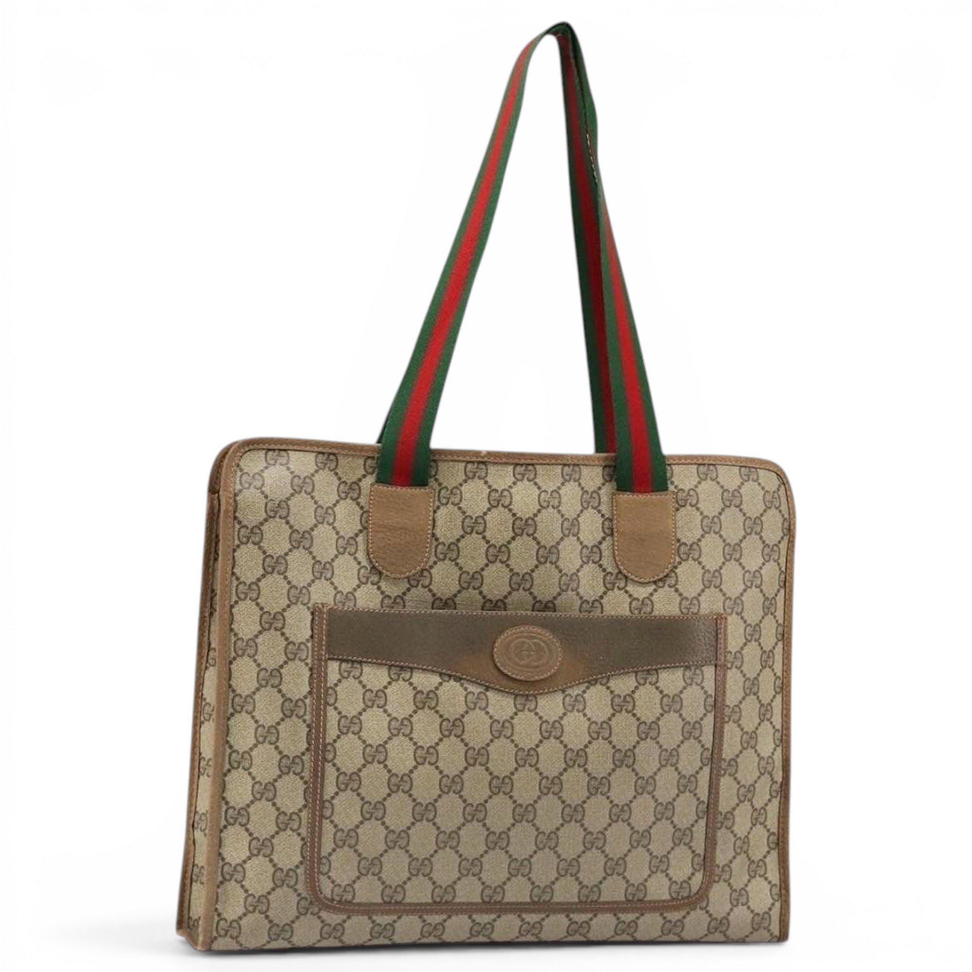 Leather tote