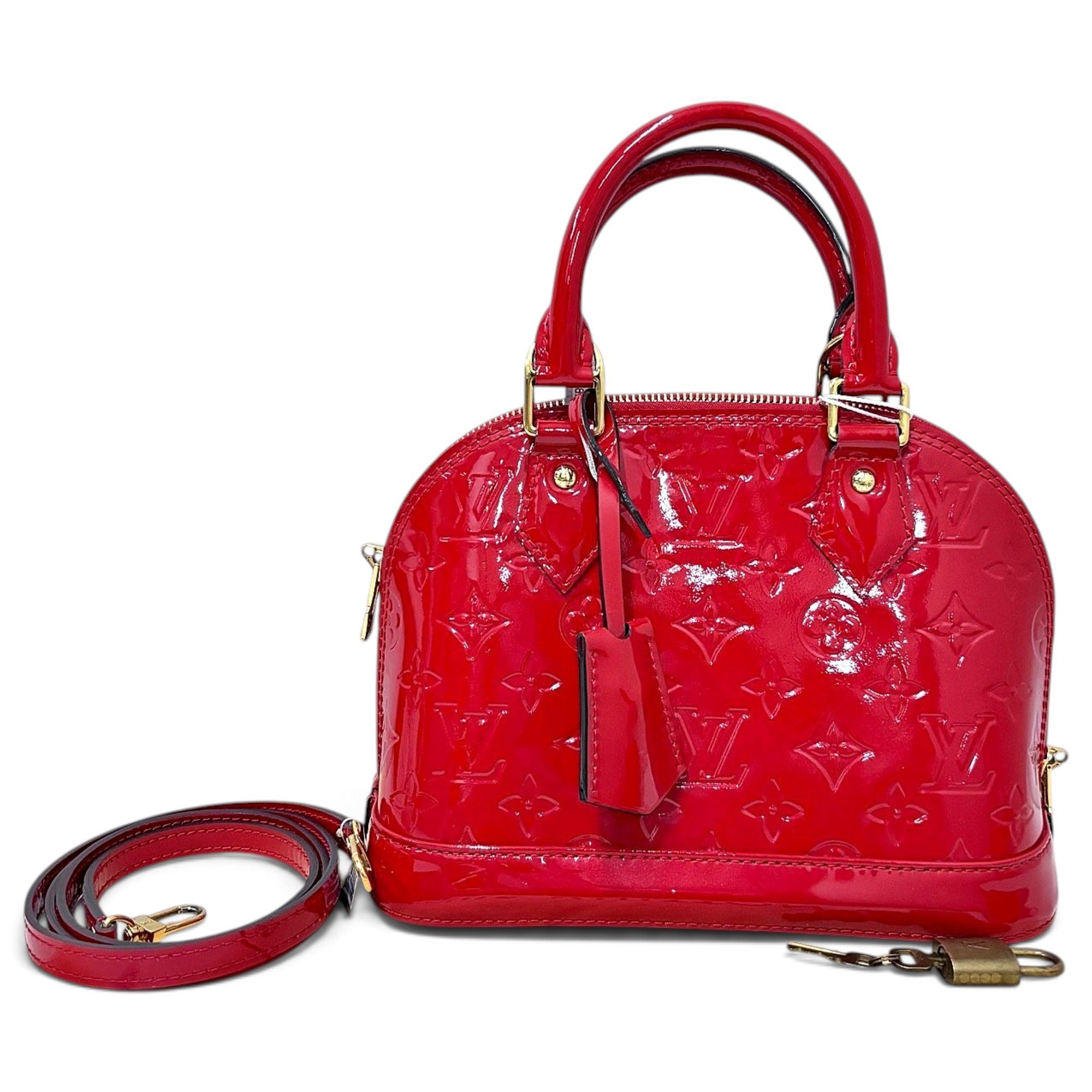 Alma BB patent leather crossbody bag