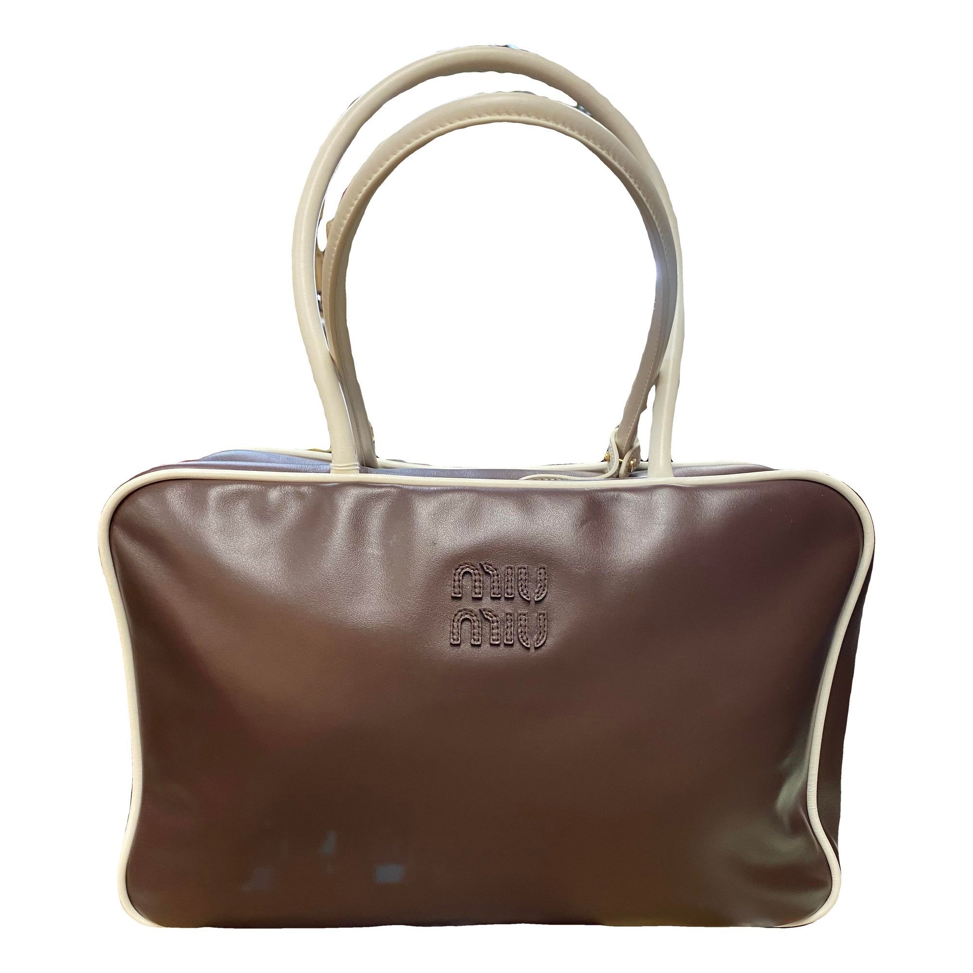 Beau leather handbag
