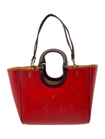 Leather Top Handle Bag