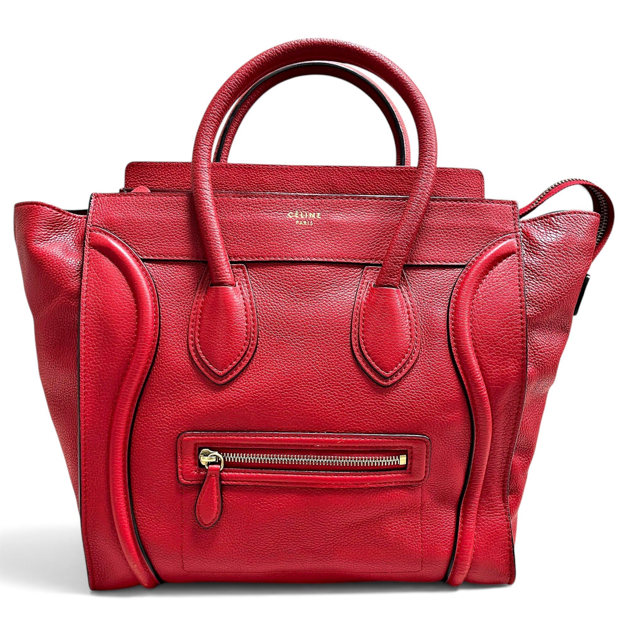 Luggage leather handbag