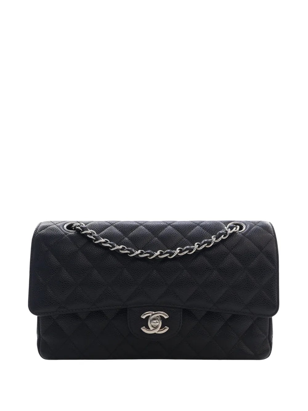 2018 Medium Classic Caviar Double Flap shoulder bag