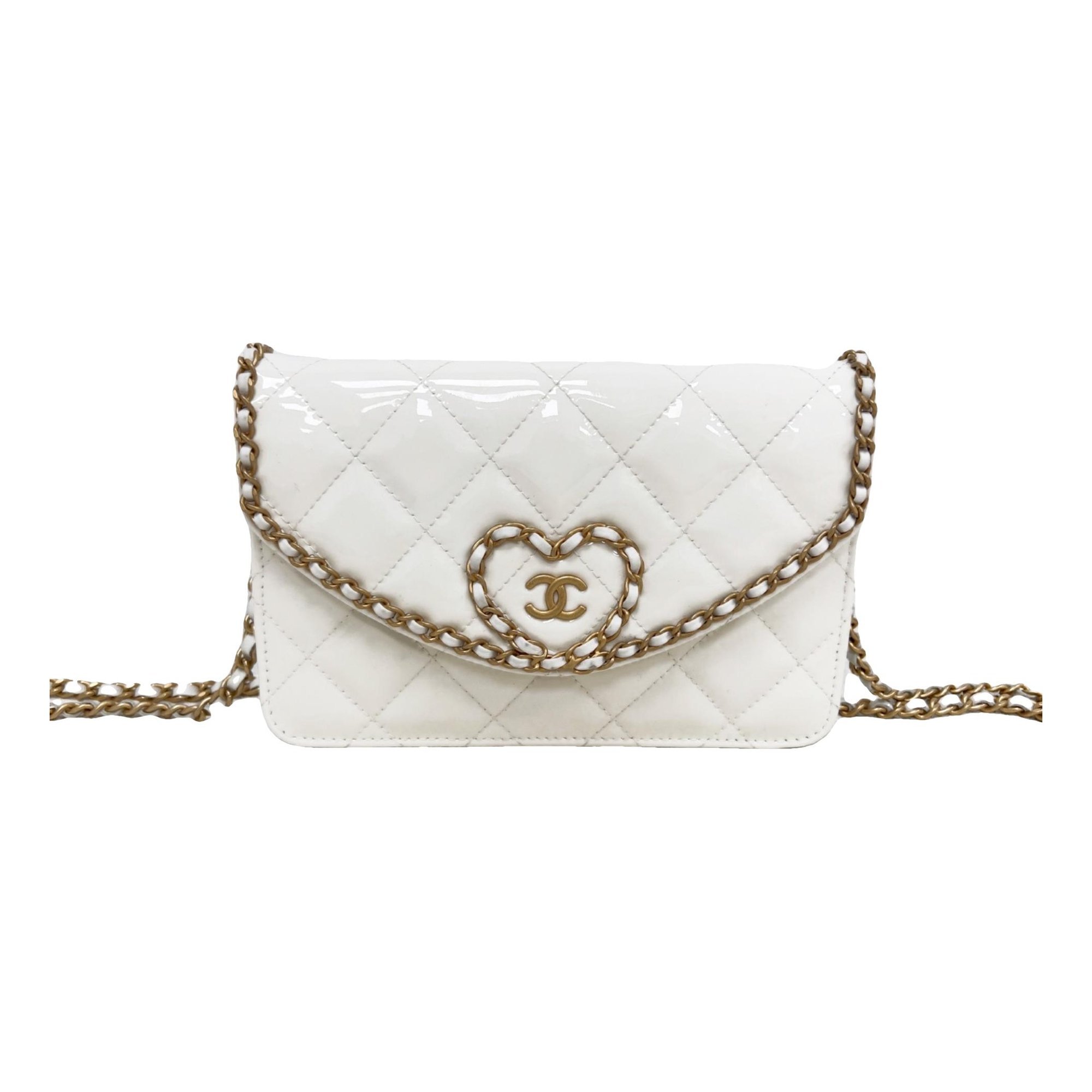 Wallet On Chain Timeless/Classique patent leather crossbody bag