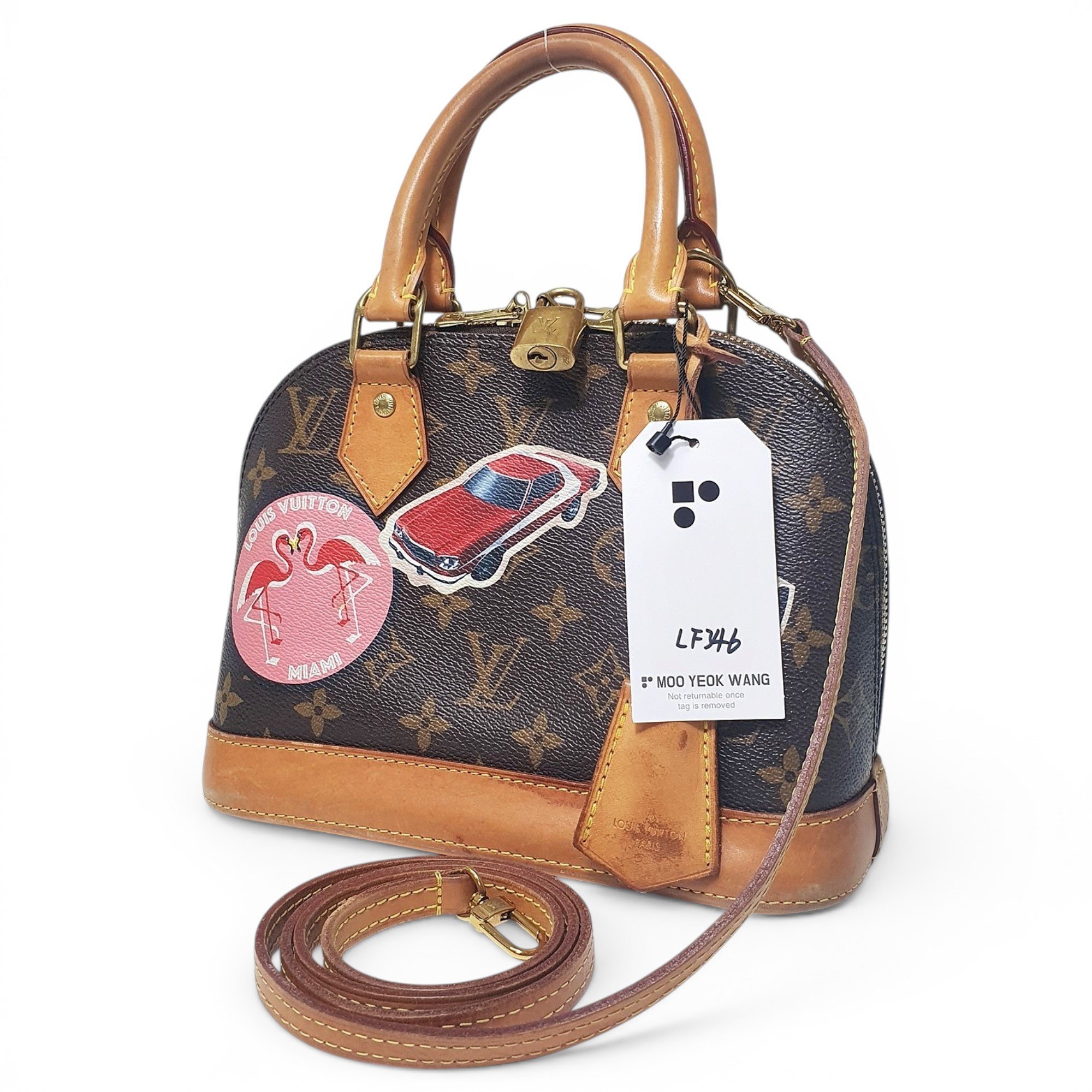 Leather handbag