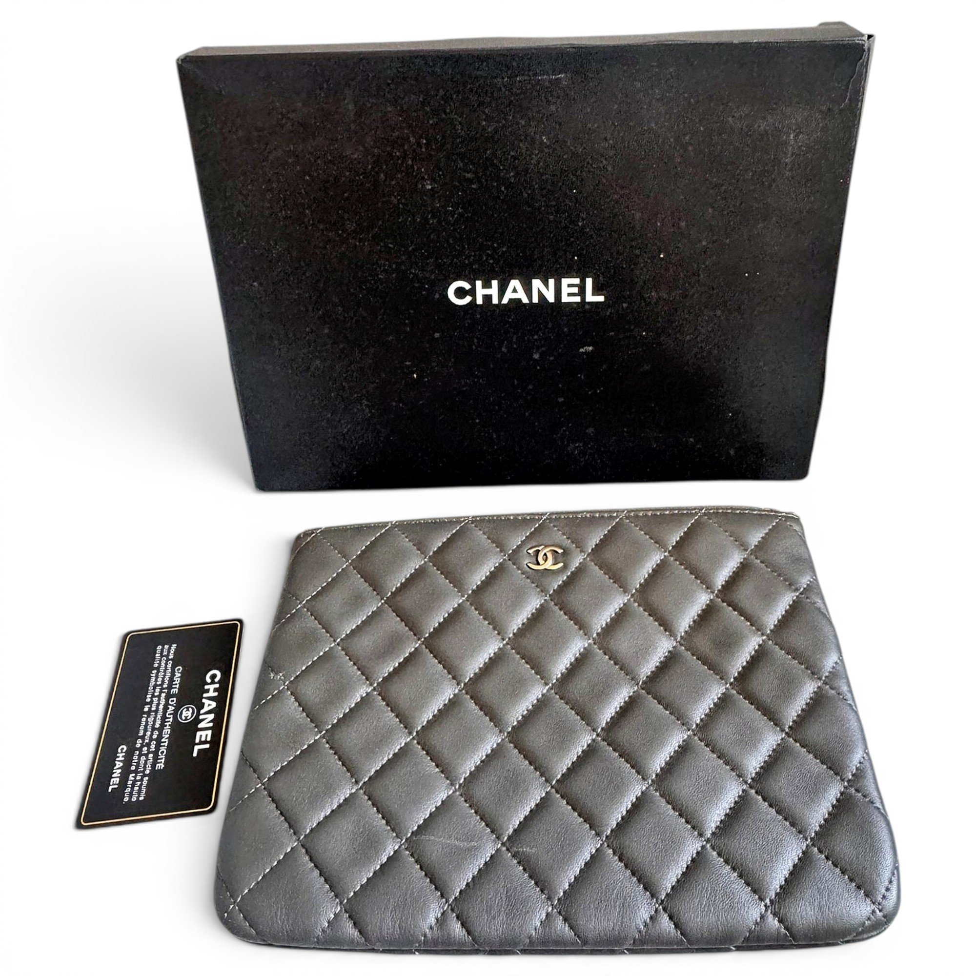 Timeless/Classique leather clutch bag