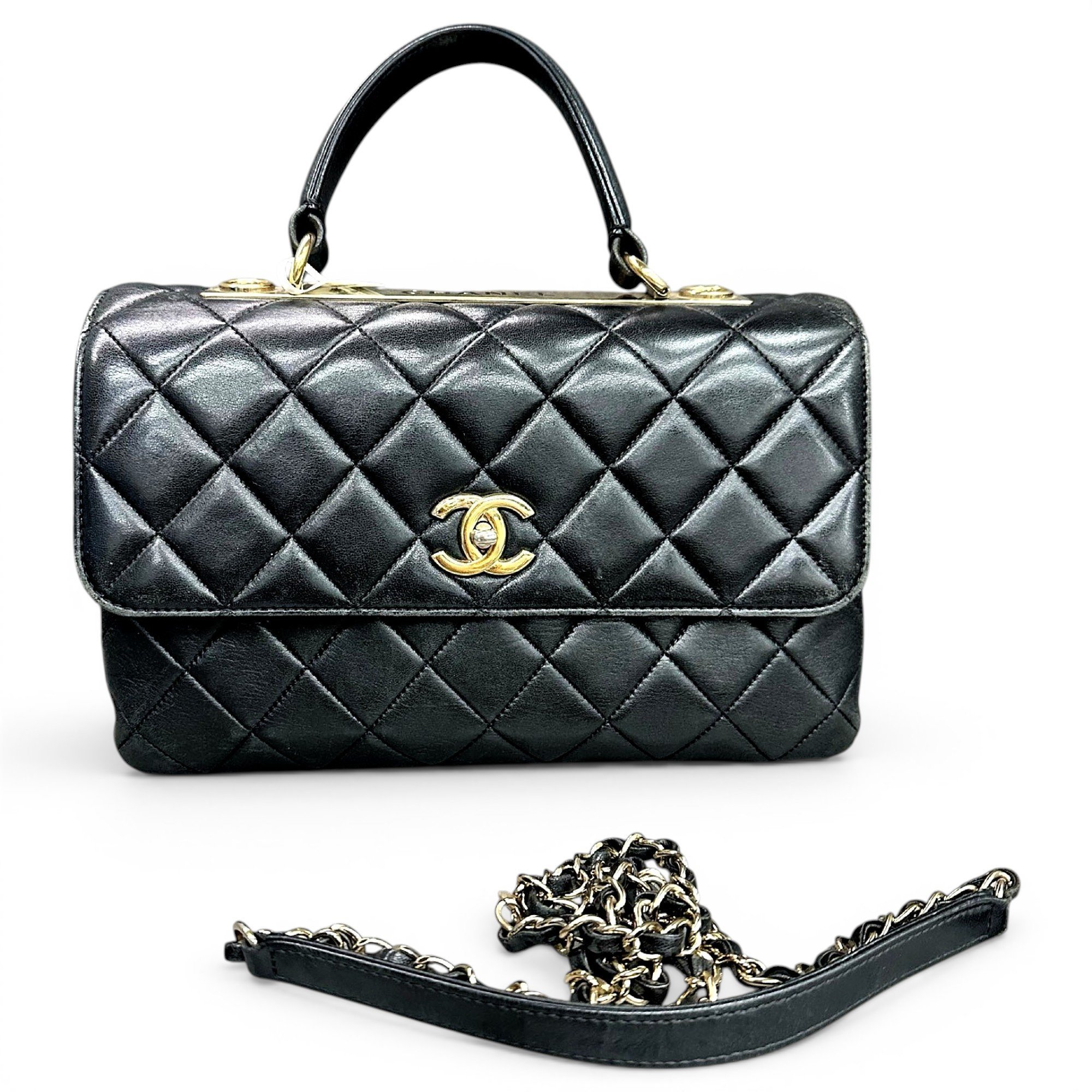 Coco Handle leather handbag