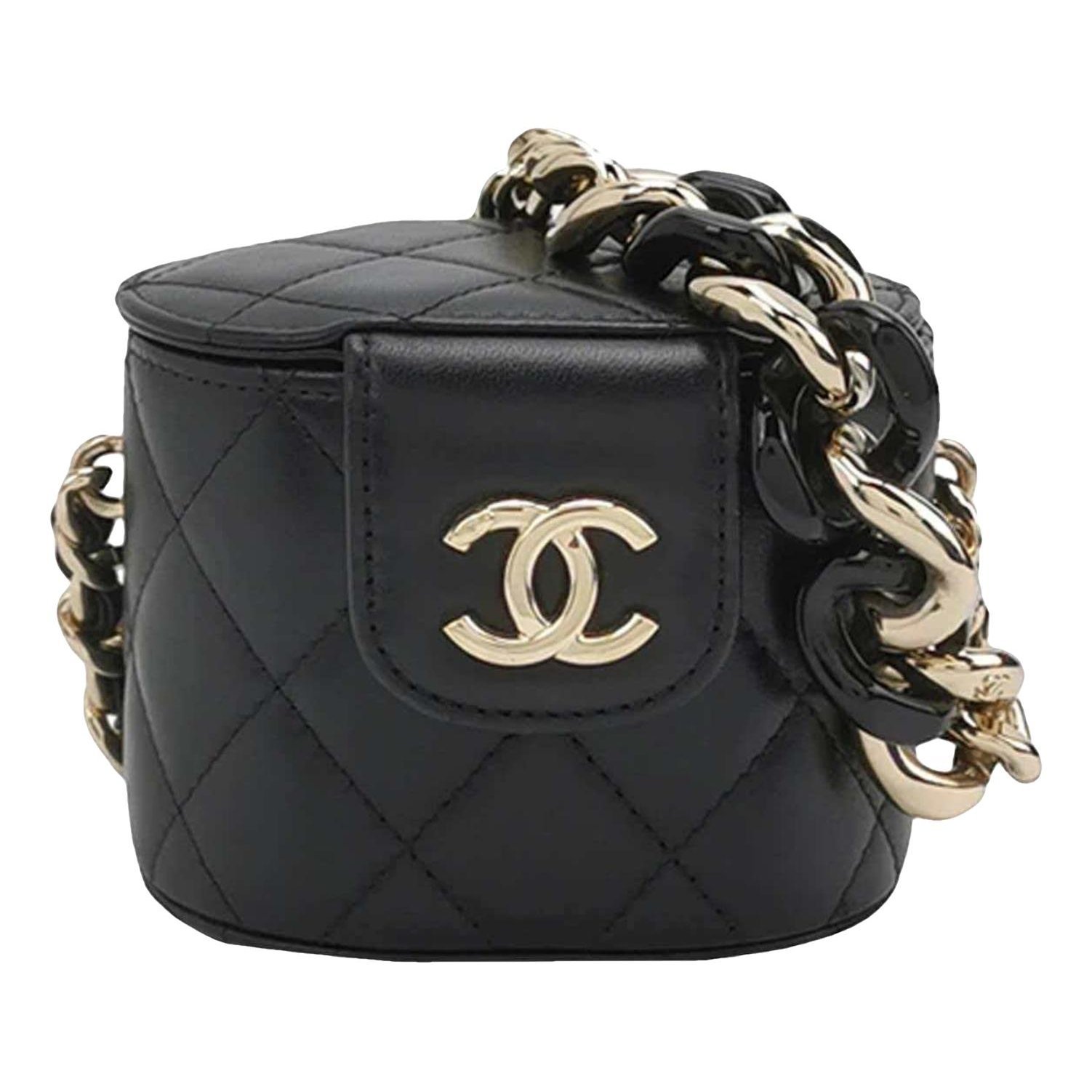 Trendy CC Vanity leather handbag