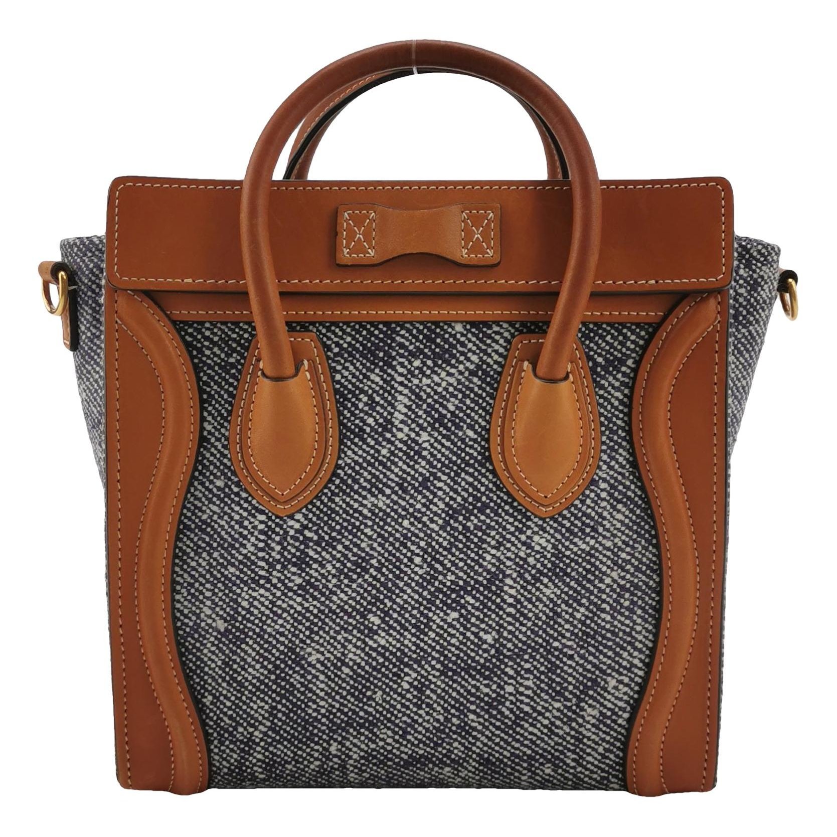 Luggage leather handbag