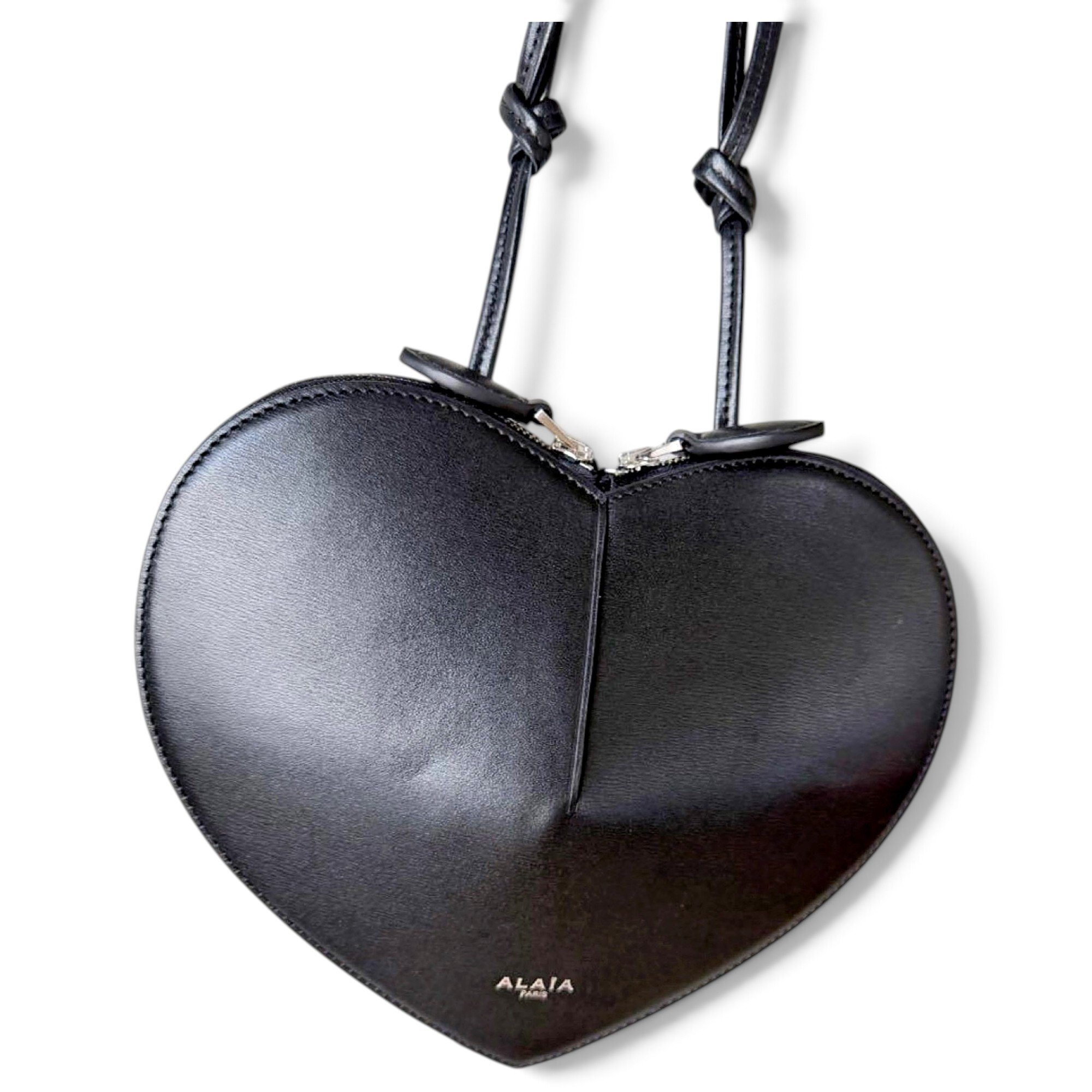 Alaia Le Coeur leather crossbody bag