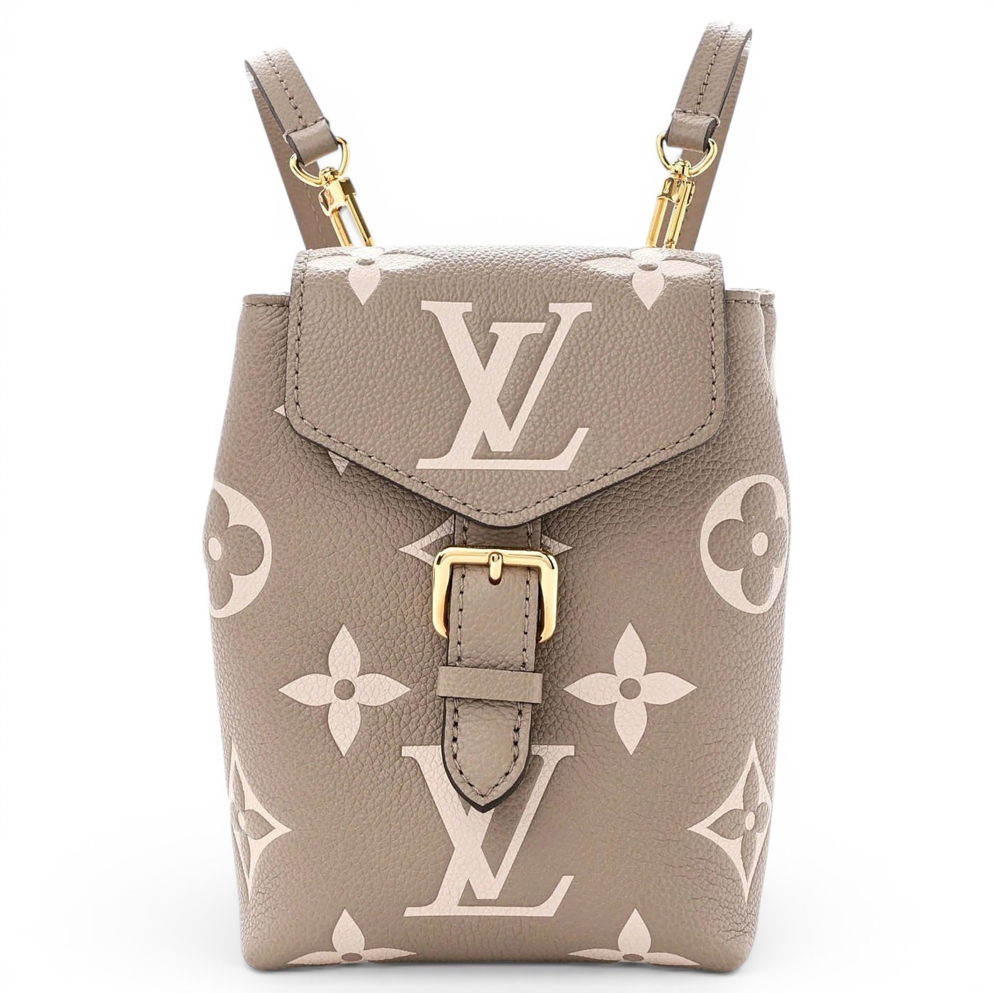 Tiny leather backpack