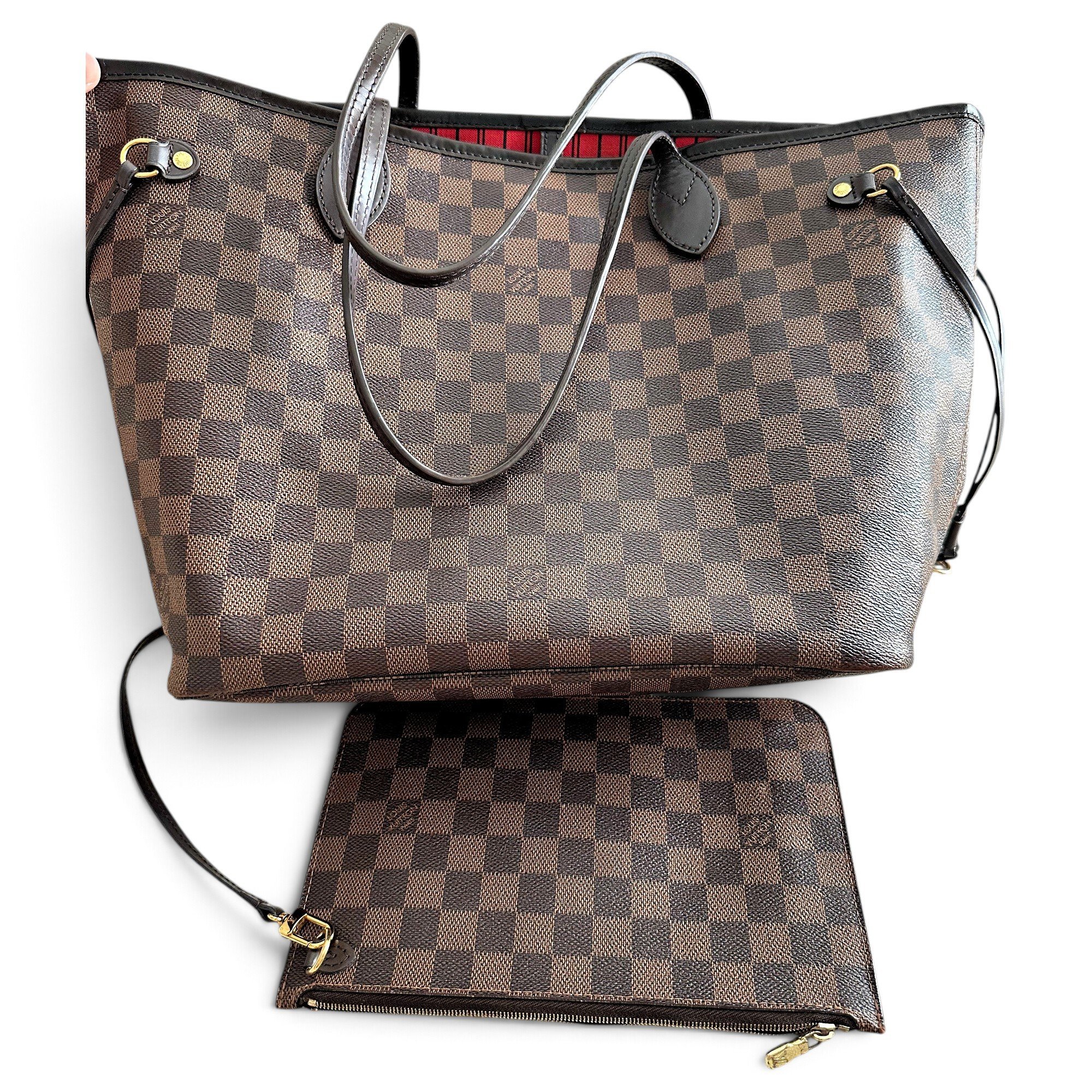 Neverfull leather tote