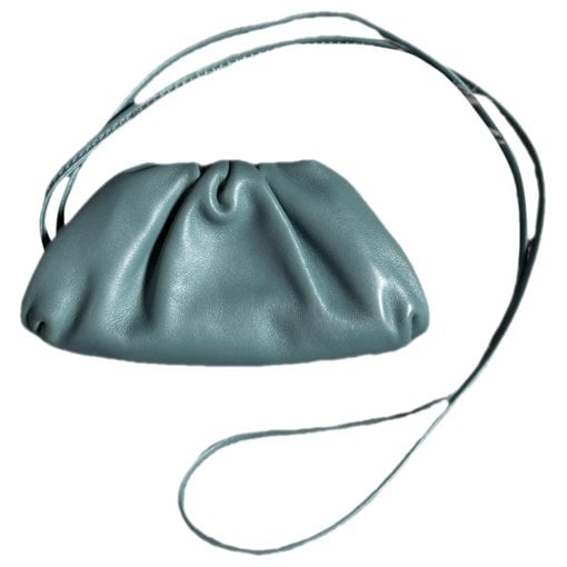 Pouch leather handbag