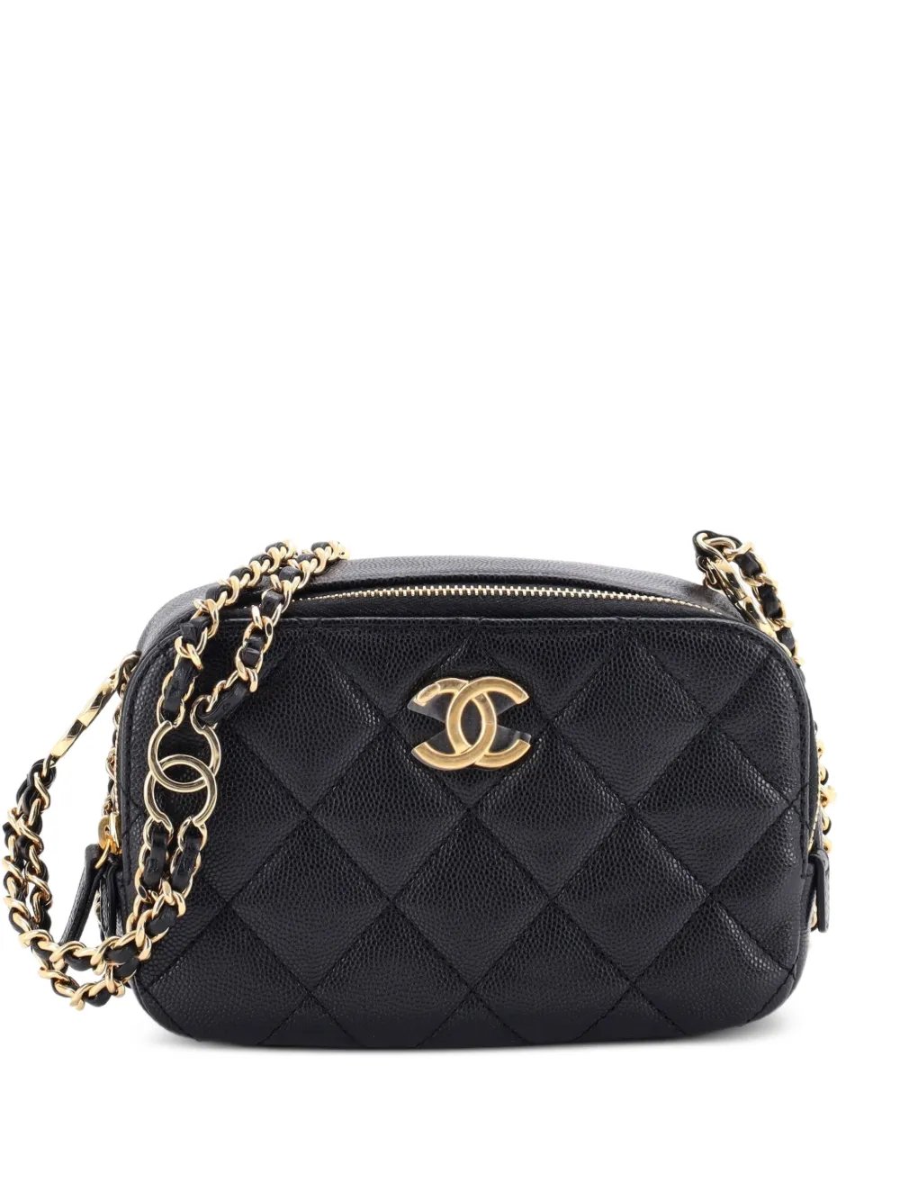 CC You Camera Bag Quilted Caviar Mini crossbody bag
