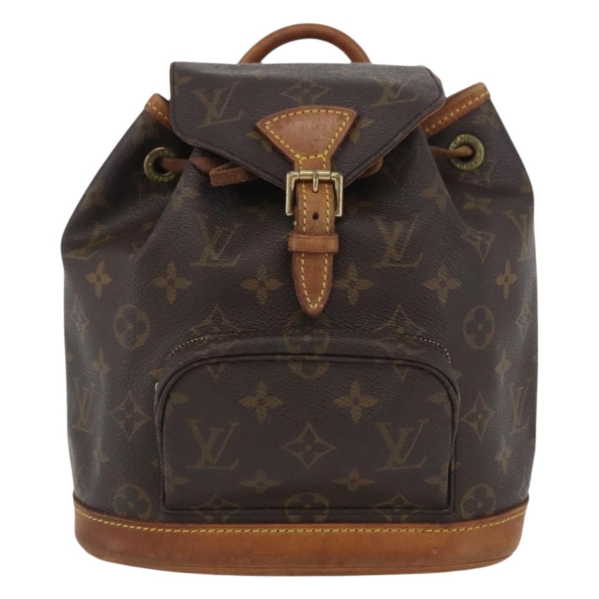 Montsouris leather backpack