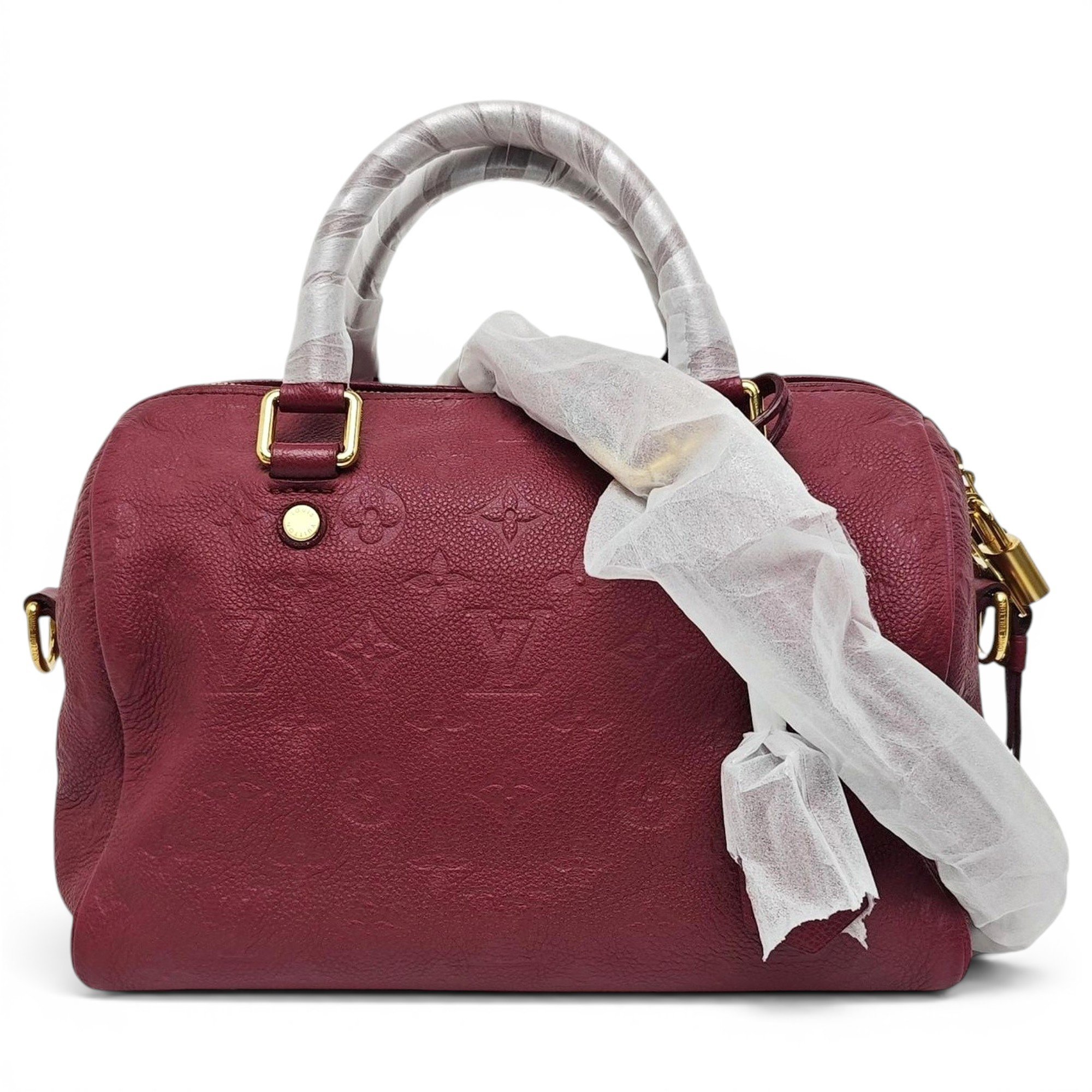 Louis Vuitton Nano Speedy / Mini HL leather handbag