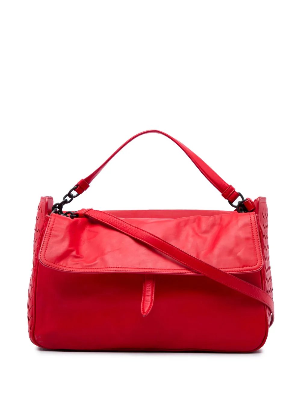2012-2026 Intrecciato Trimmed Nappa satchel