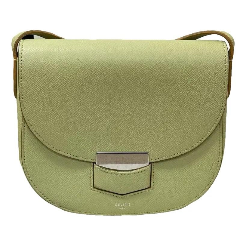 Trotteur leather handbag