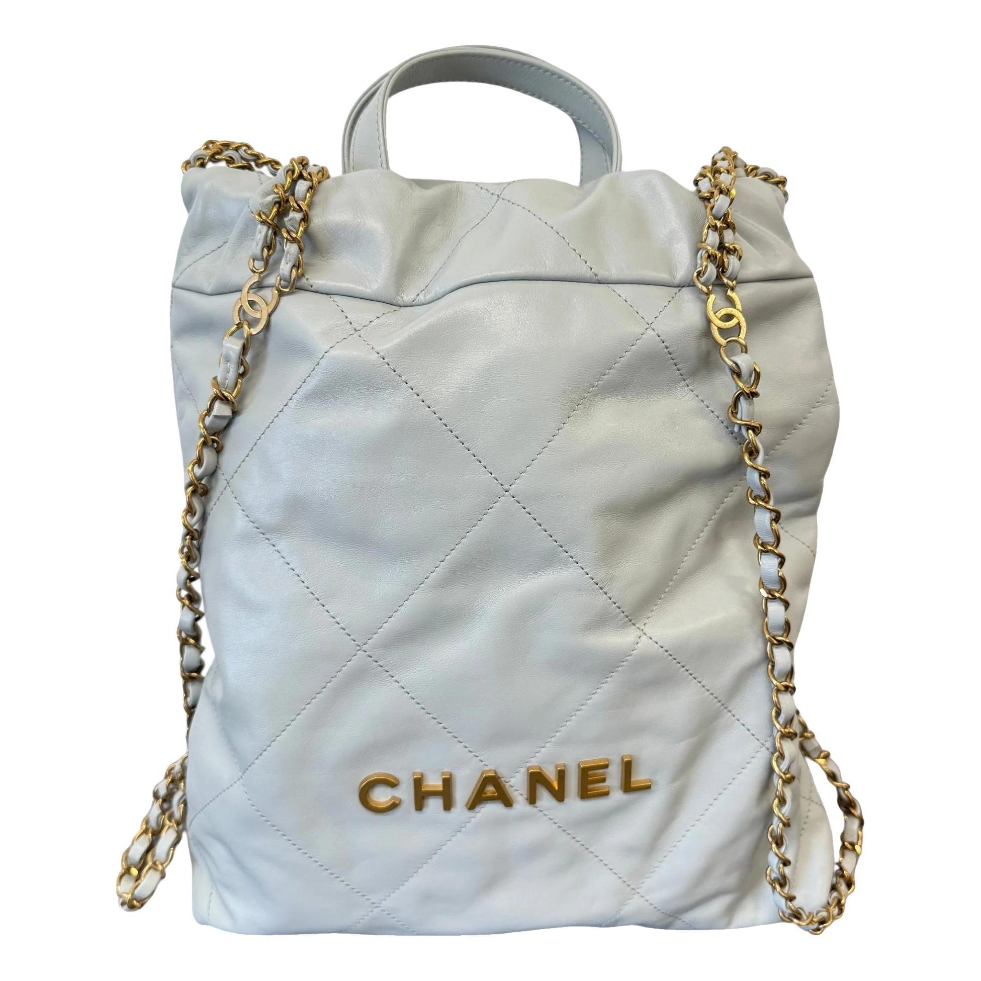 Leather backpack