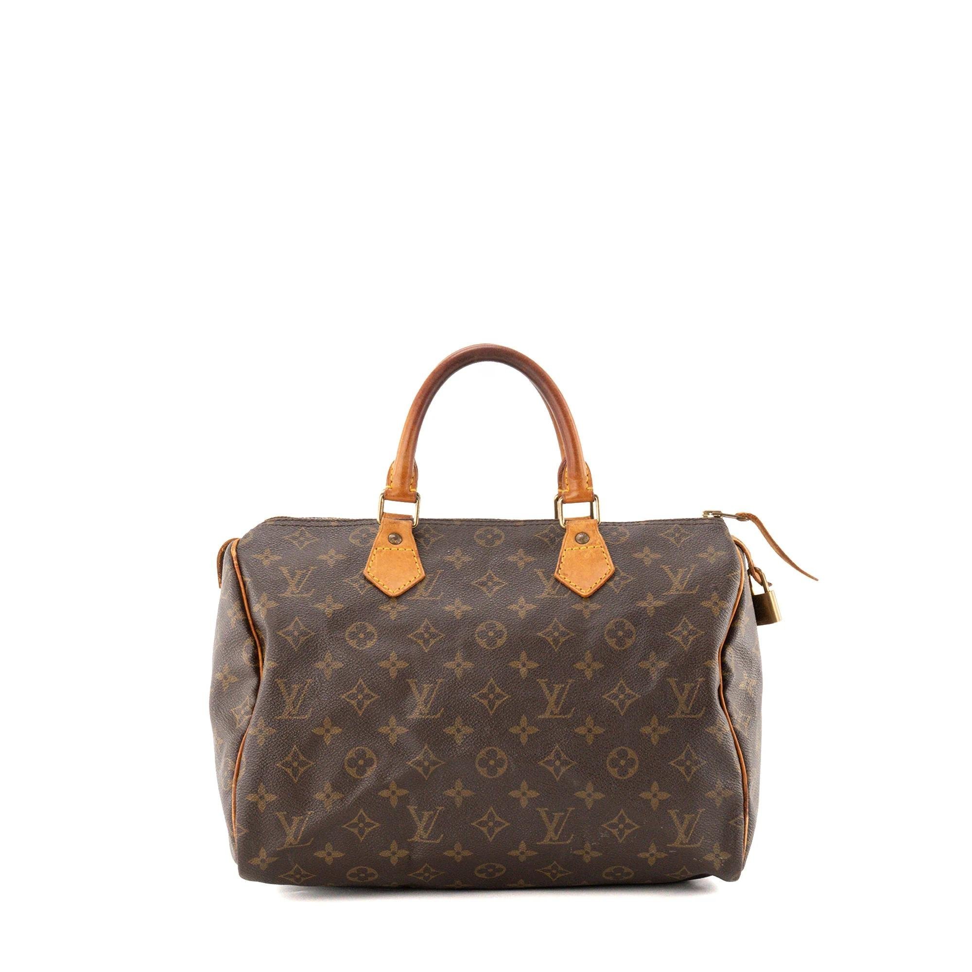 Speedy leather handbag