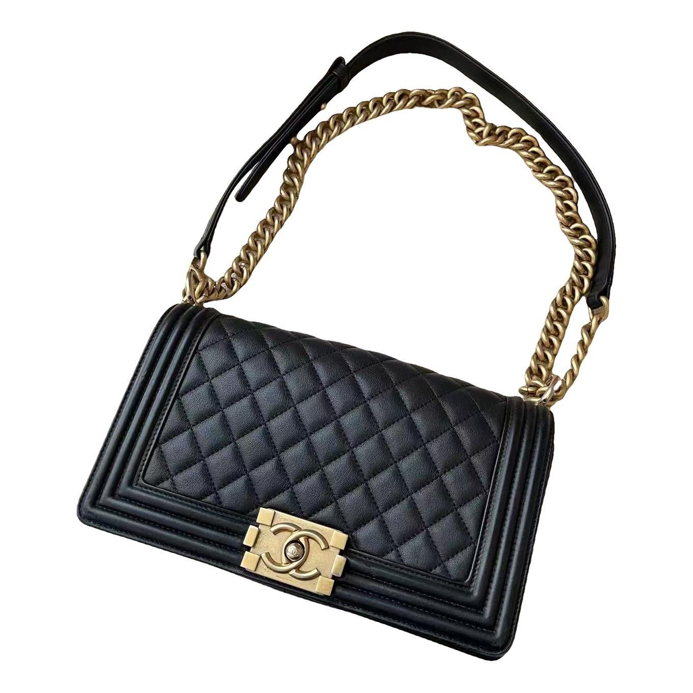 Boy leather crossbody bag