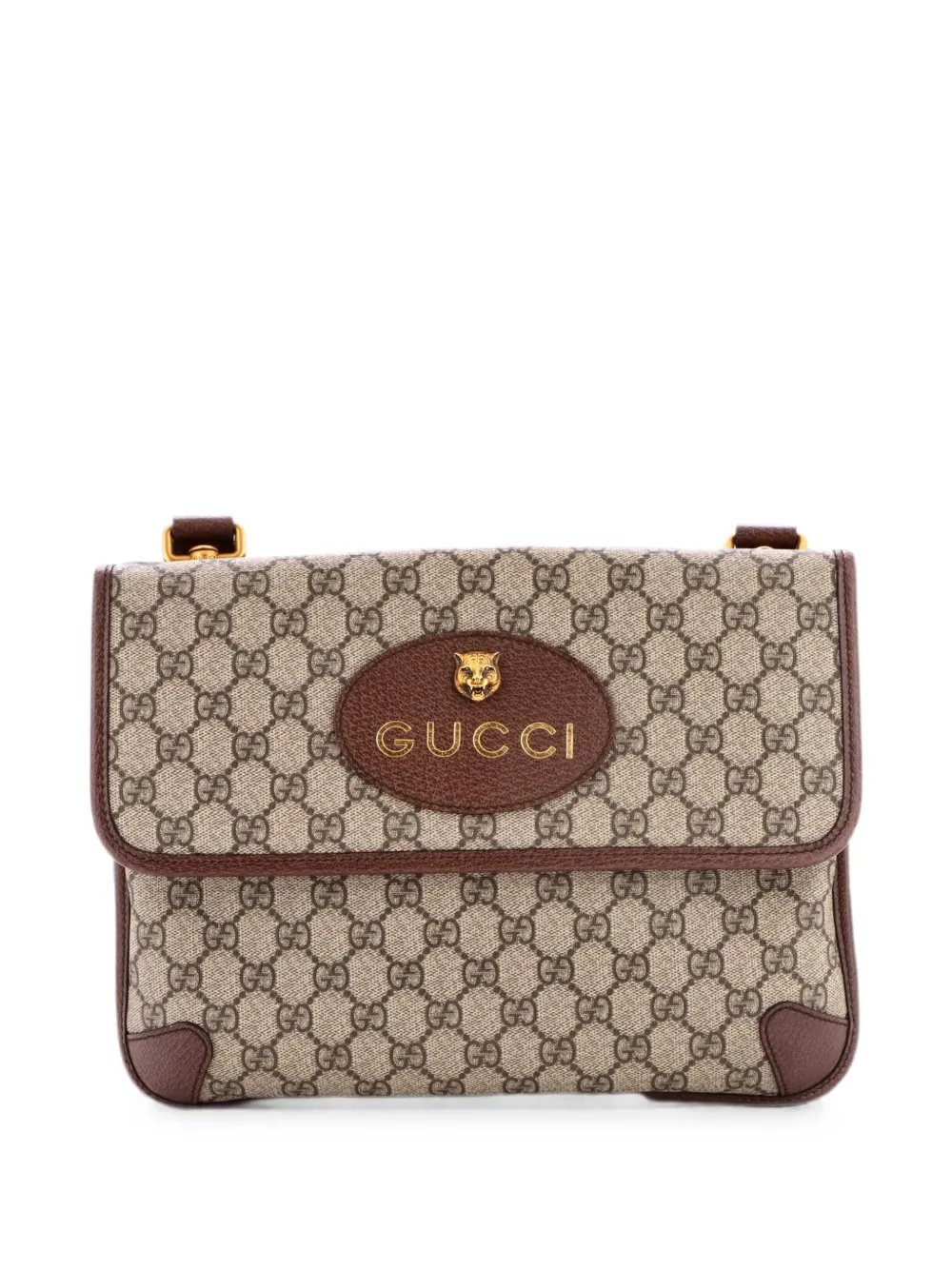 Neo Vintage Flap Messenger GG Coated Canvas Medium crossbody bag