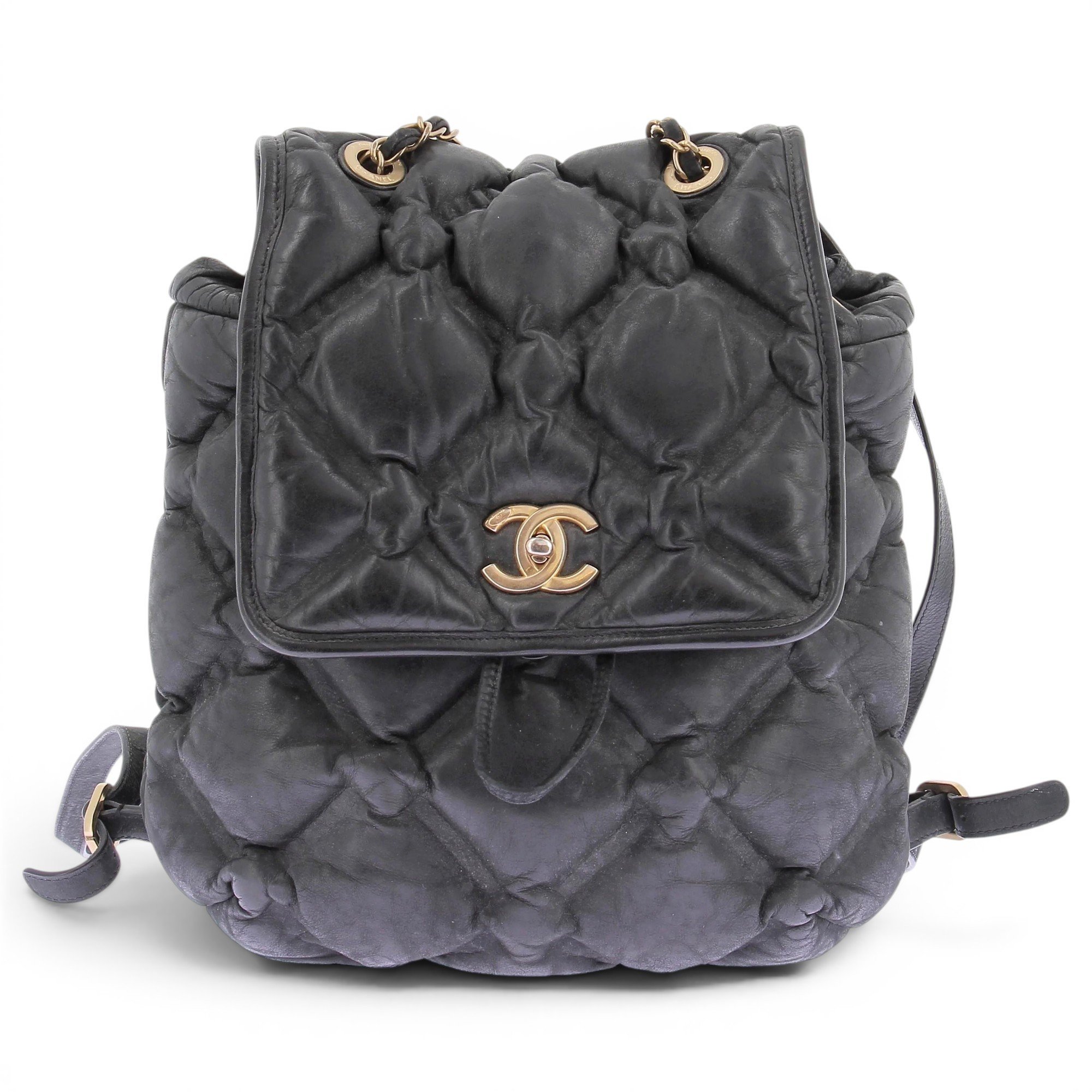 Leather backpack