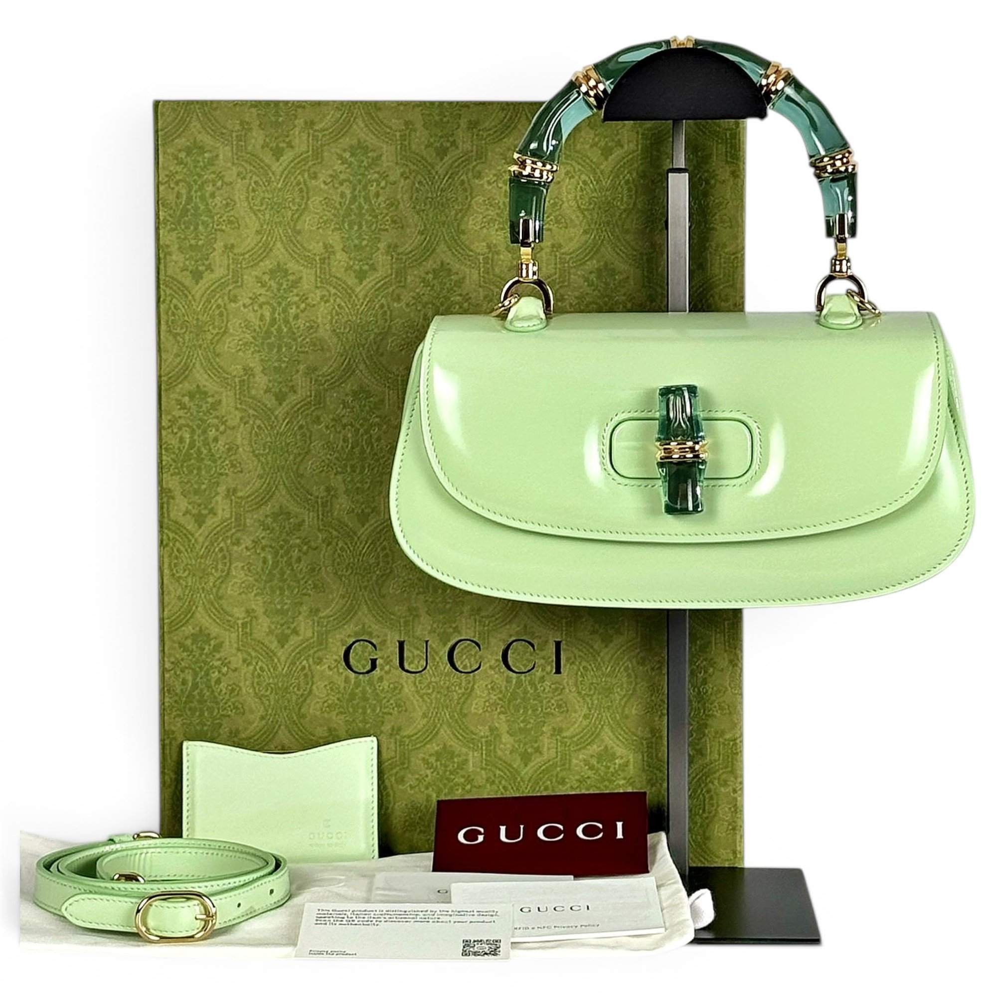 Bambou Diva leather handbag
