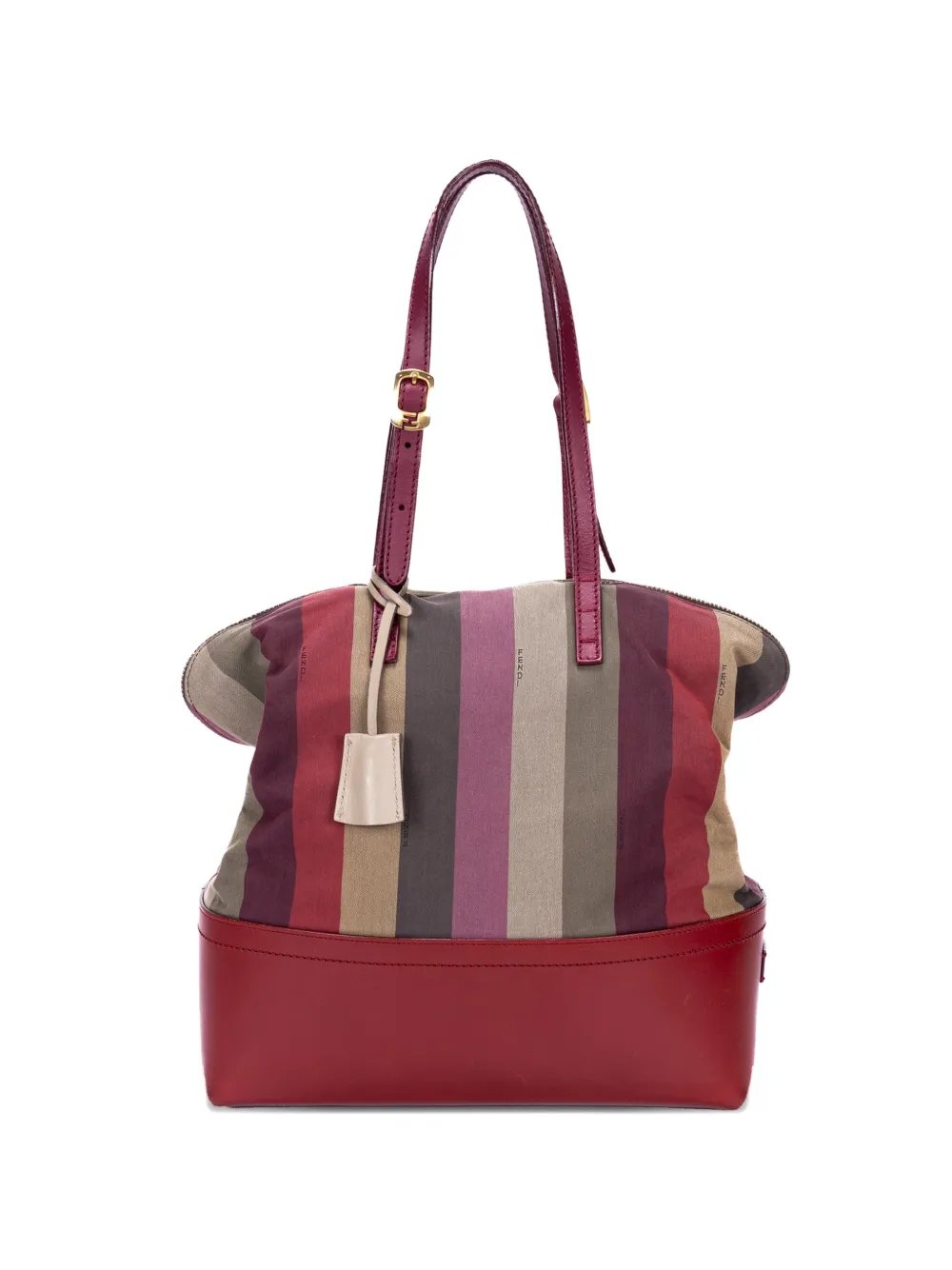 striped handbag