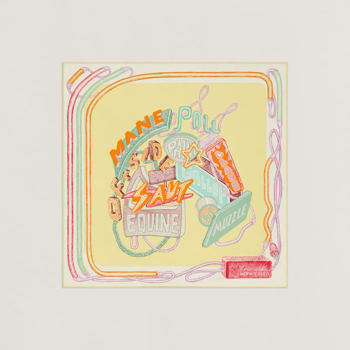Chevaloscope Neon Scarf 45