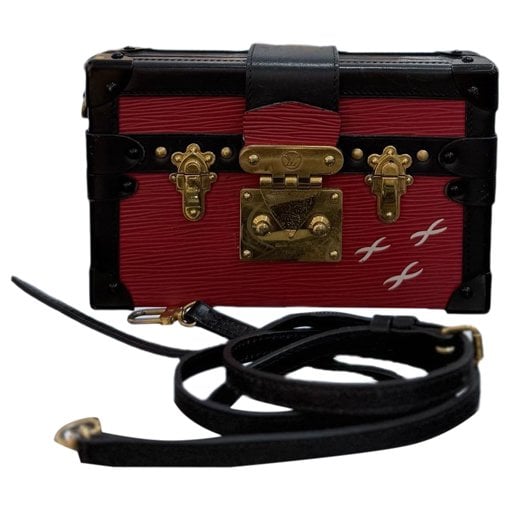 Petite Malle leather handbag