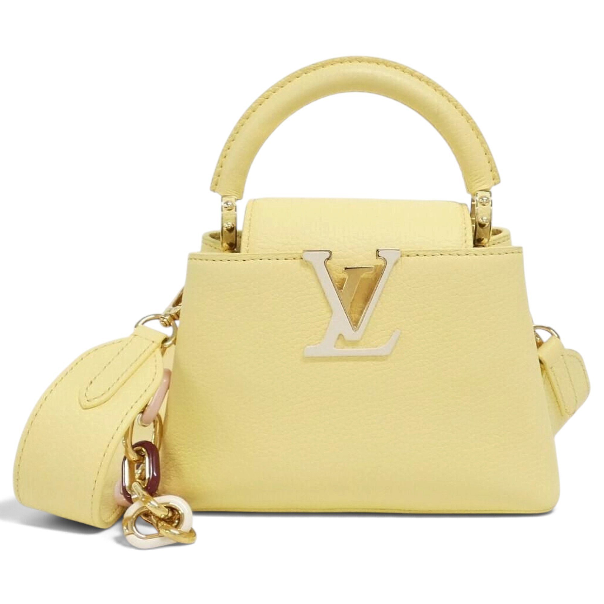 Capucines leather handbag