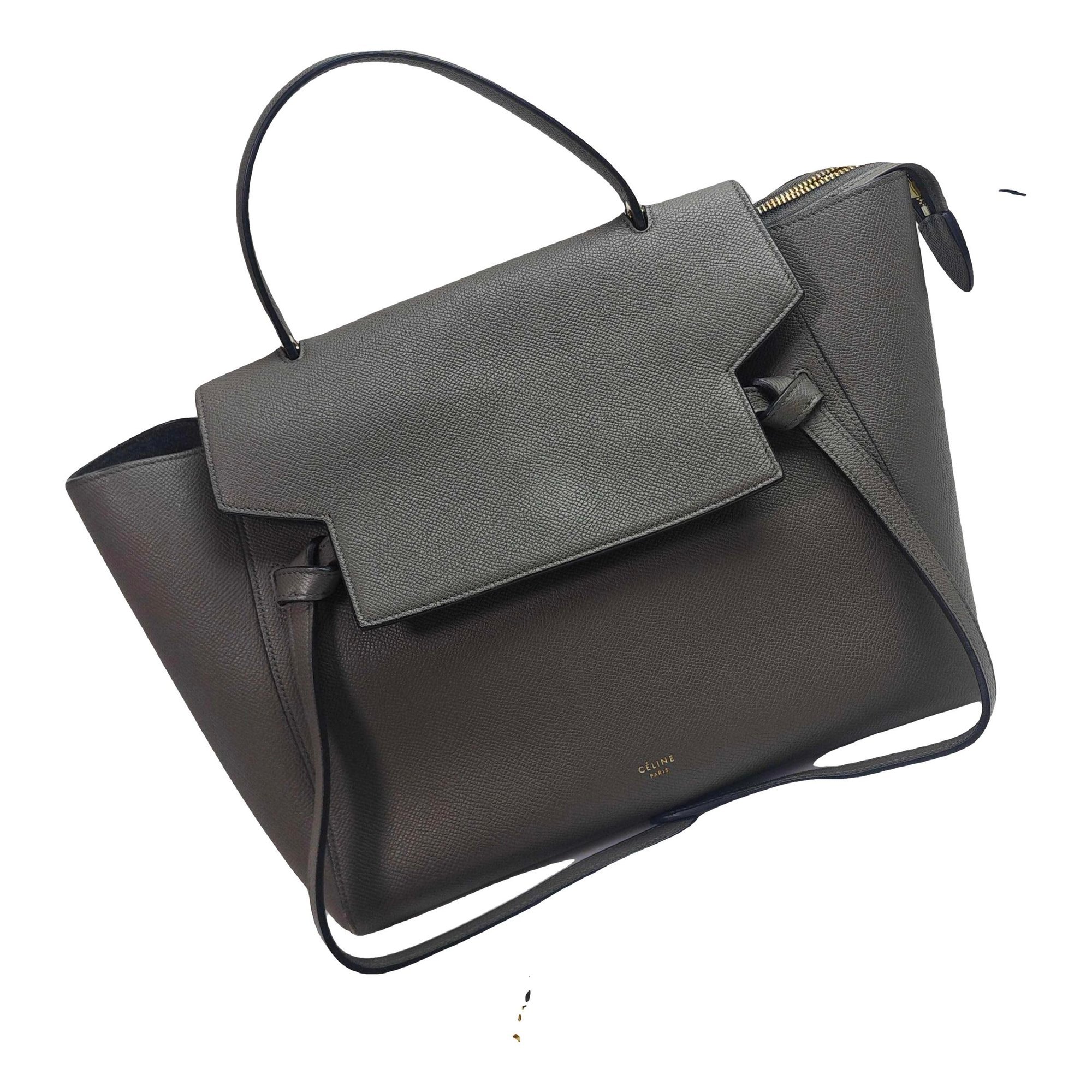 Belt leather handbag