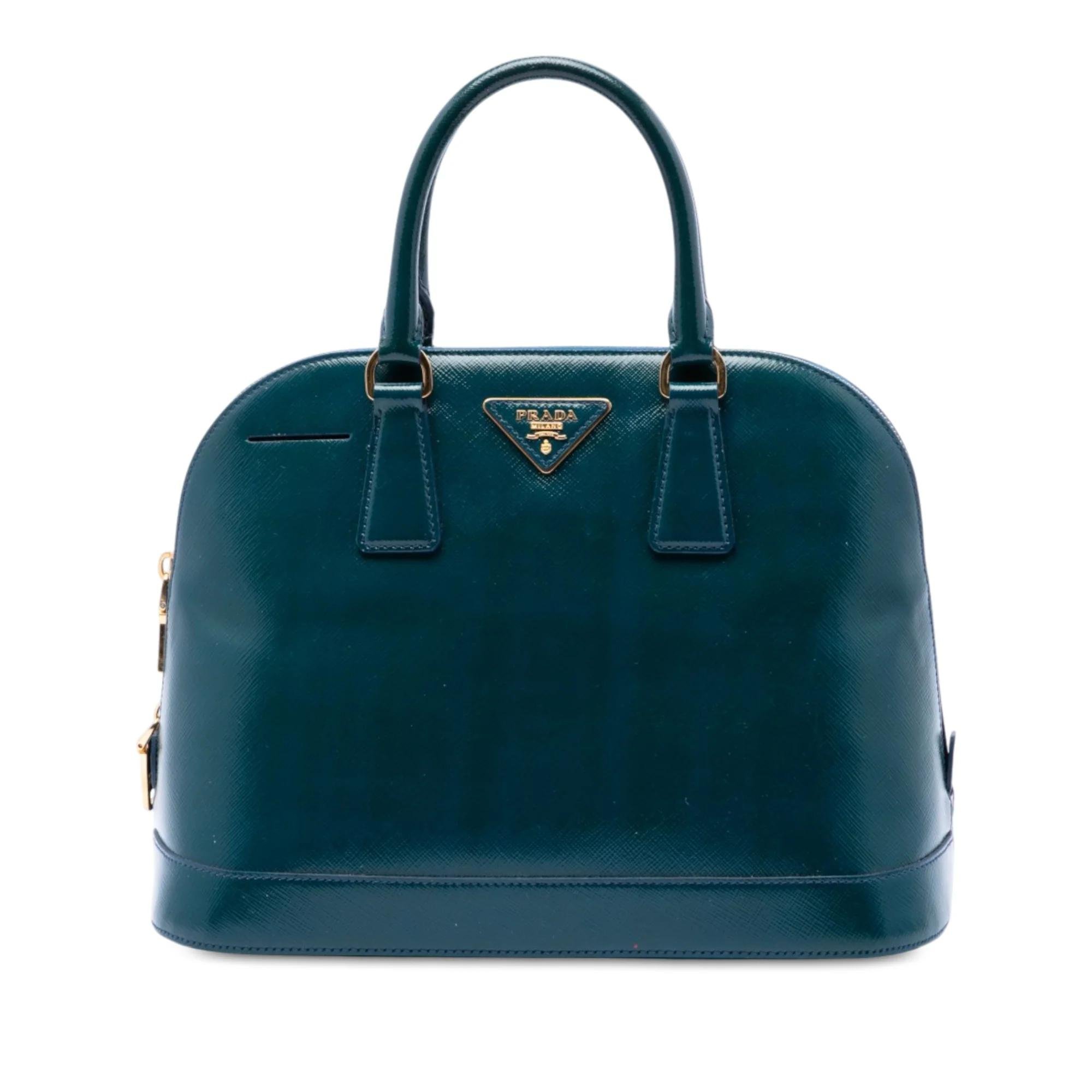 Promenade leather handbag