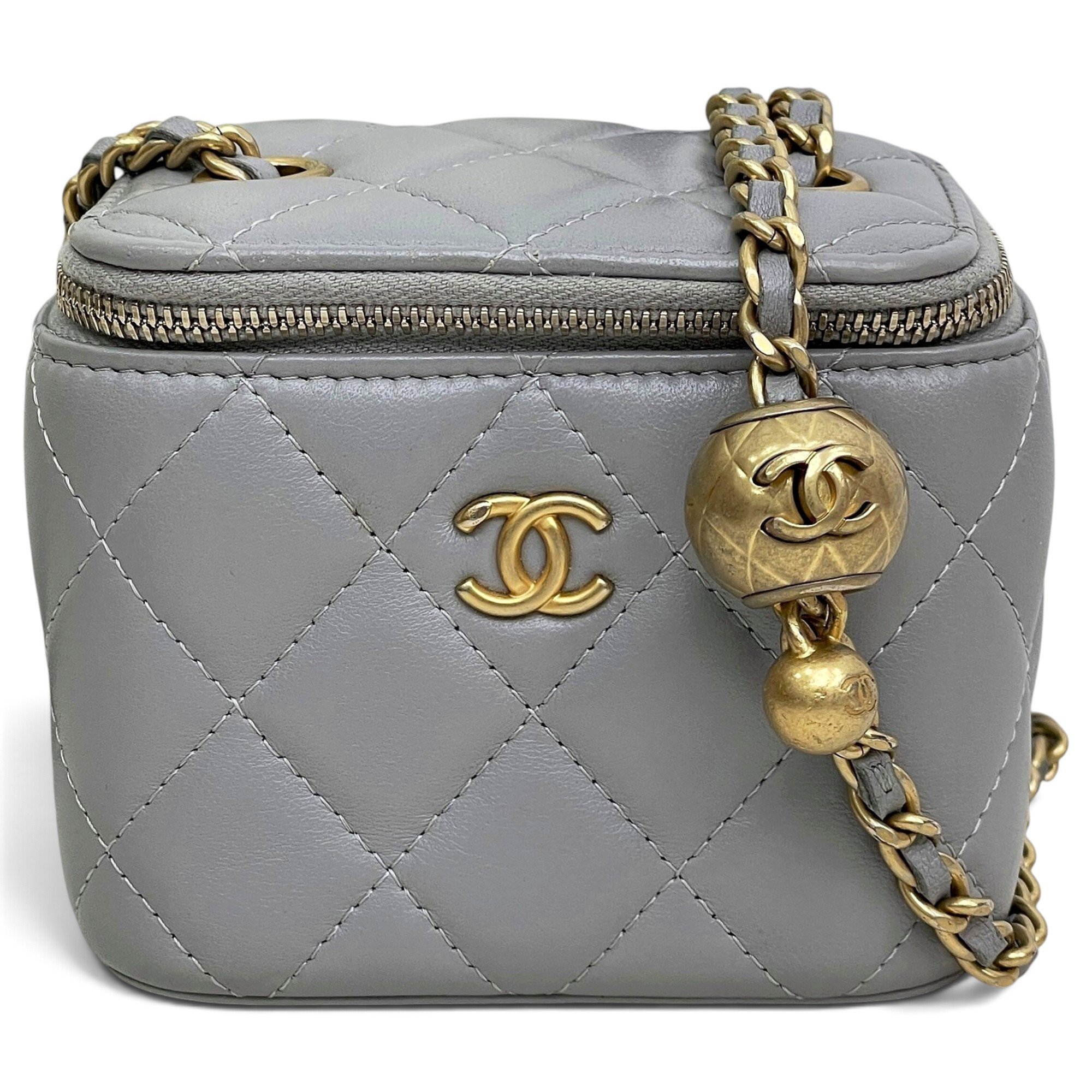 Trendy CC Vanity leather handbag